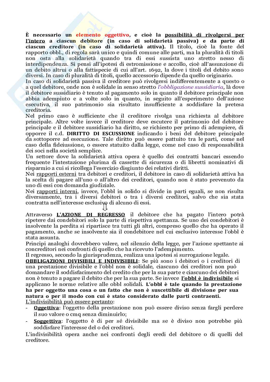 Riassunto esame Diritto Civile, Prof. Ferrara Leonardo, libro consigliato Diritto civile, Gazzoni Pag. 21