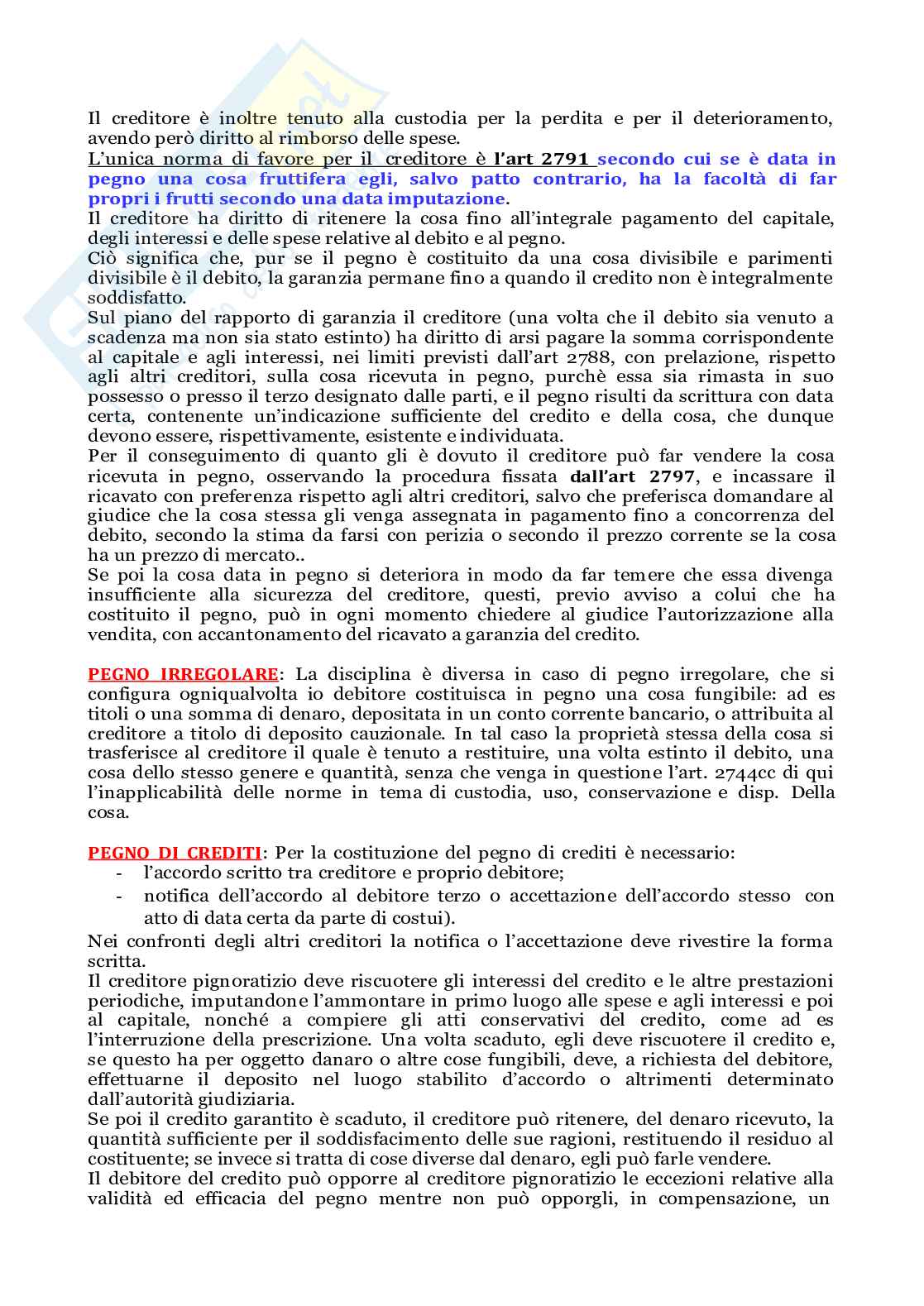 Riassunto esame Diritto Civile, Prof. Ferrara Leonardo, libro consigliato Diritto civile, Gazzoni Pag. 36
