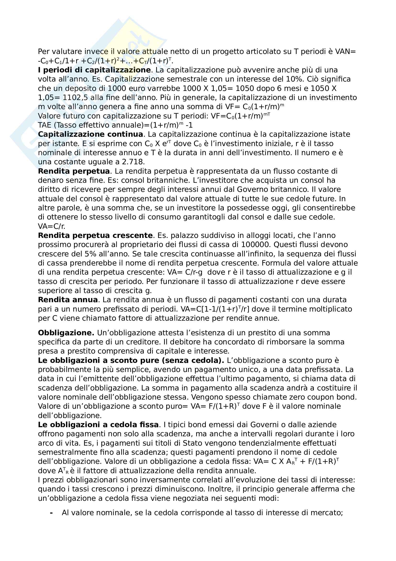 Finanziamenti, Caroleo, Economia Aziendale Pag. 2