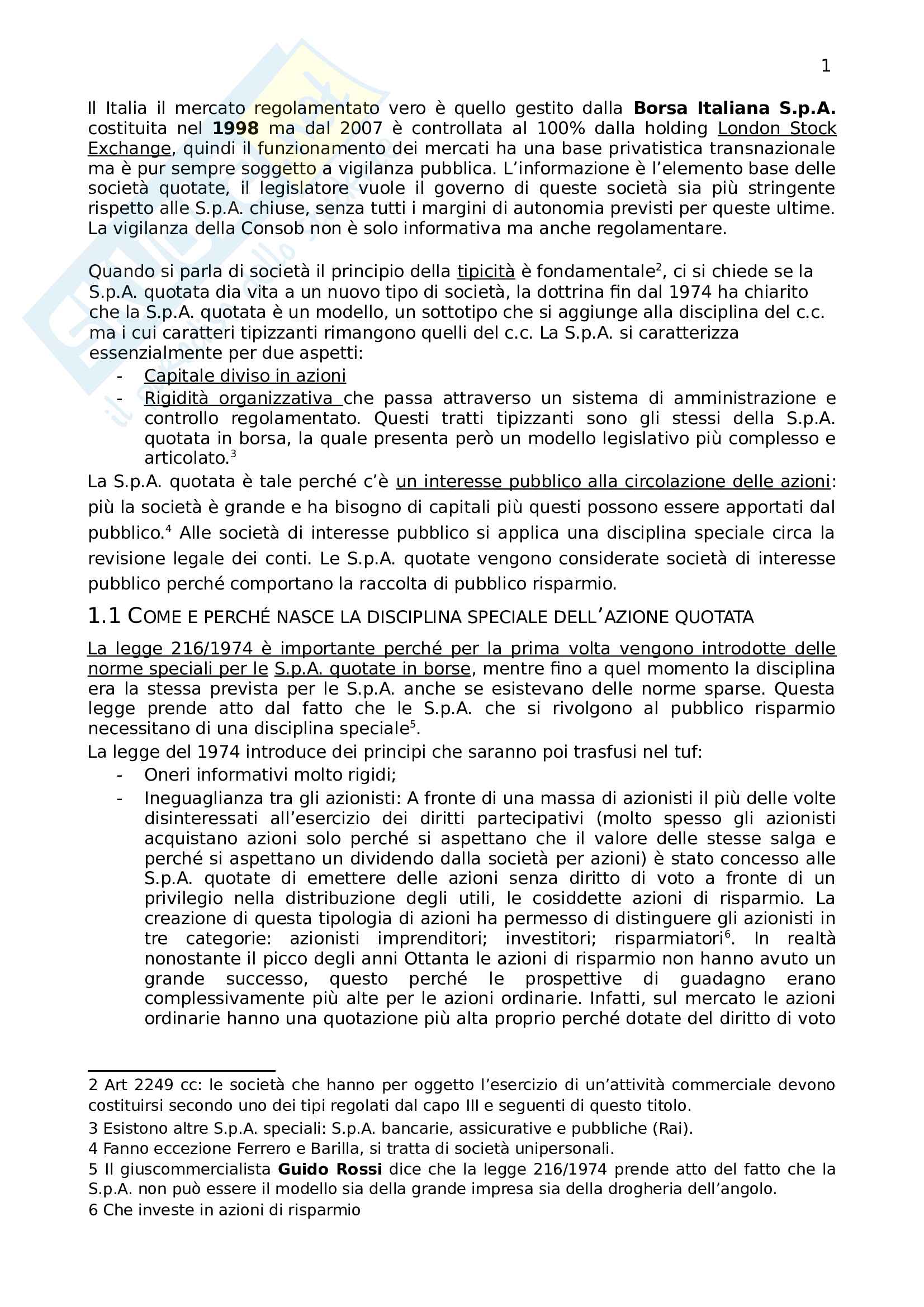 Spa quotate in borsa hotsell