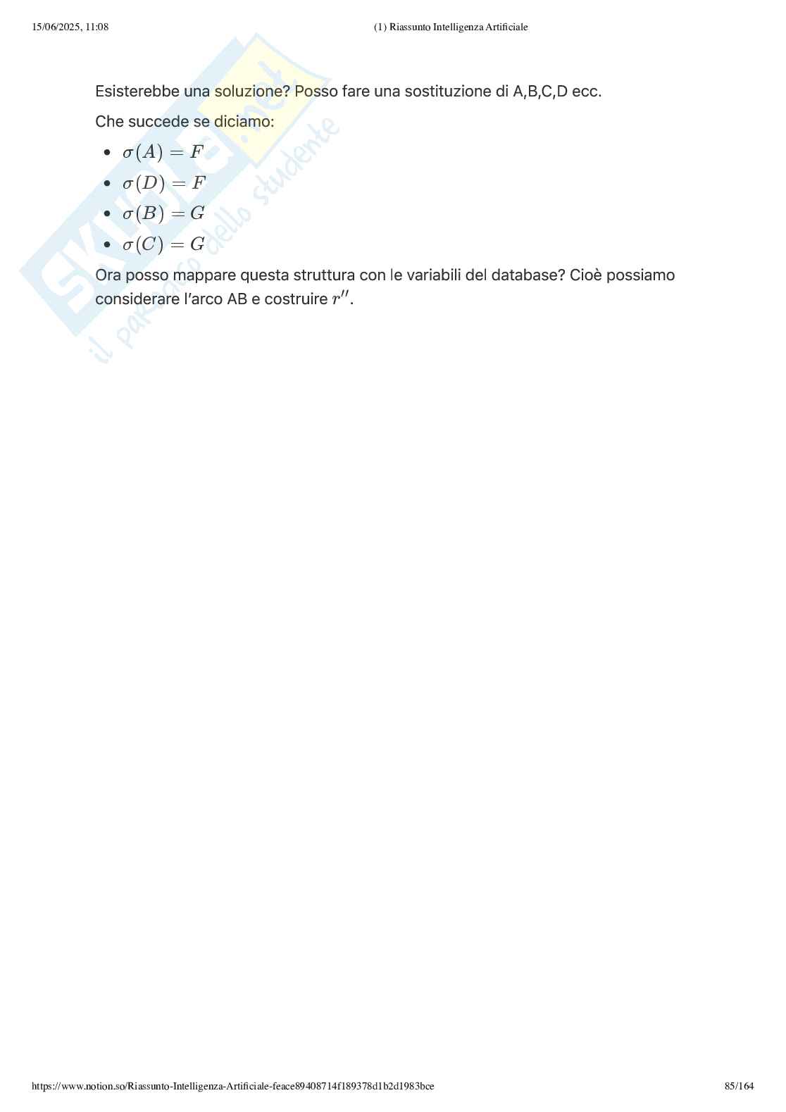 Appunti lezione Intelligenza artificiale - parte 2 Pag. 36