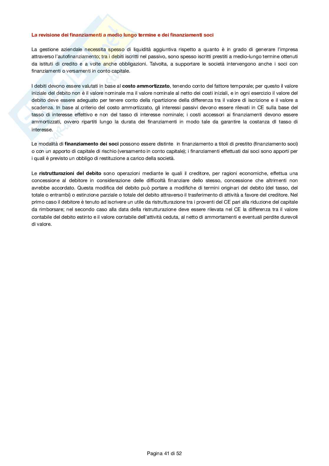 Revisione aziendale  Pag. 41