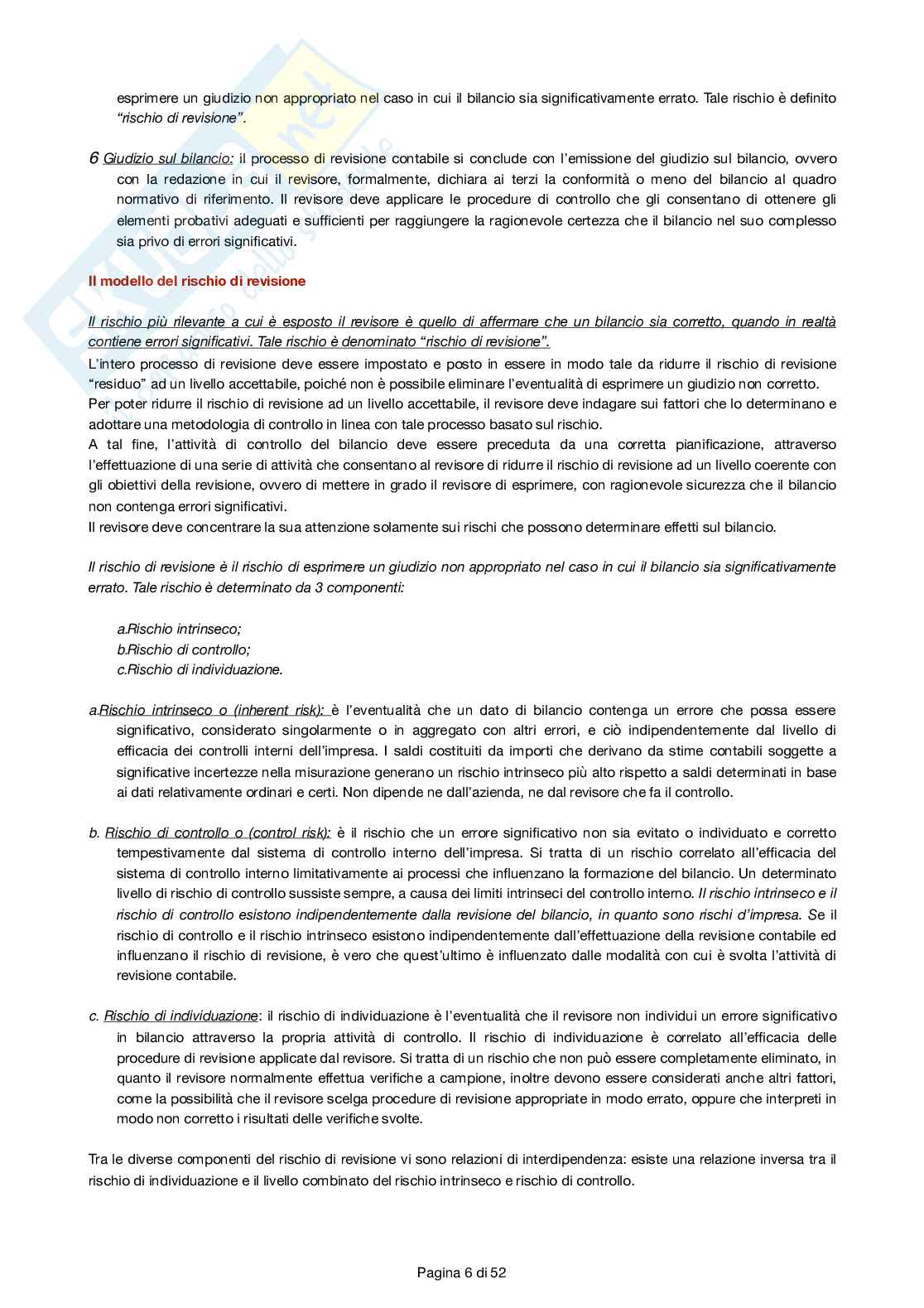 Revisione aziendale  Pag. 6