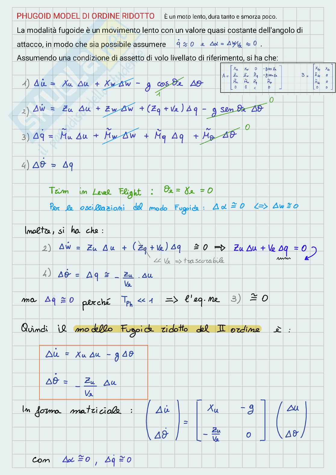 Appunti di Atmospheric and space flight dynamics - 4 Pag. 1