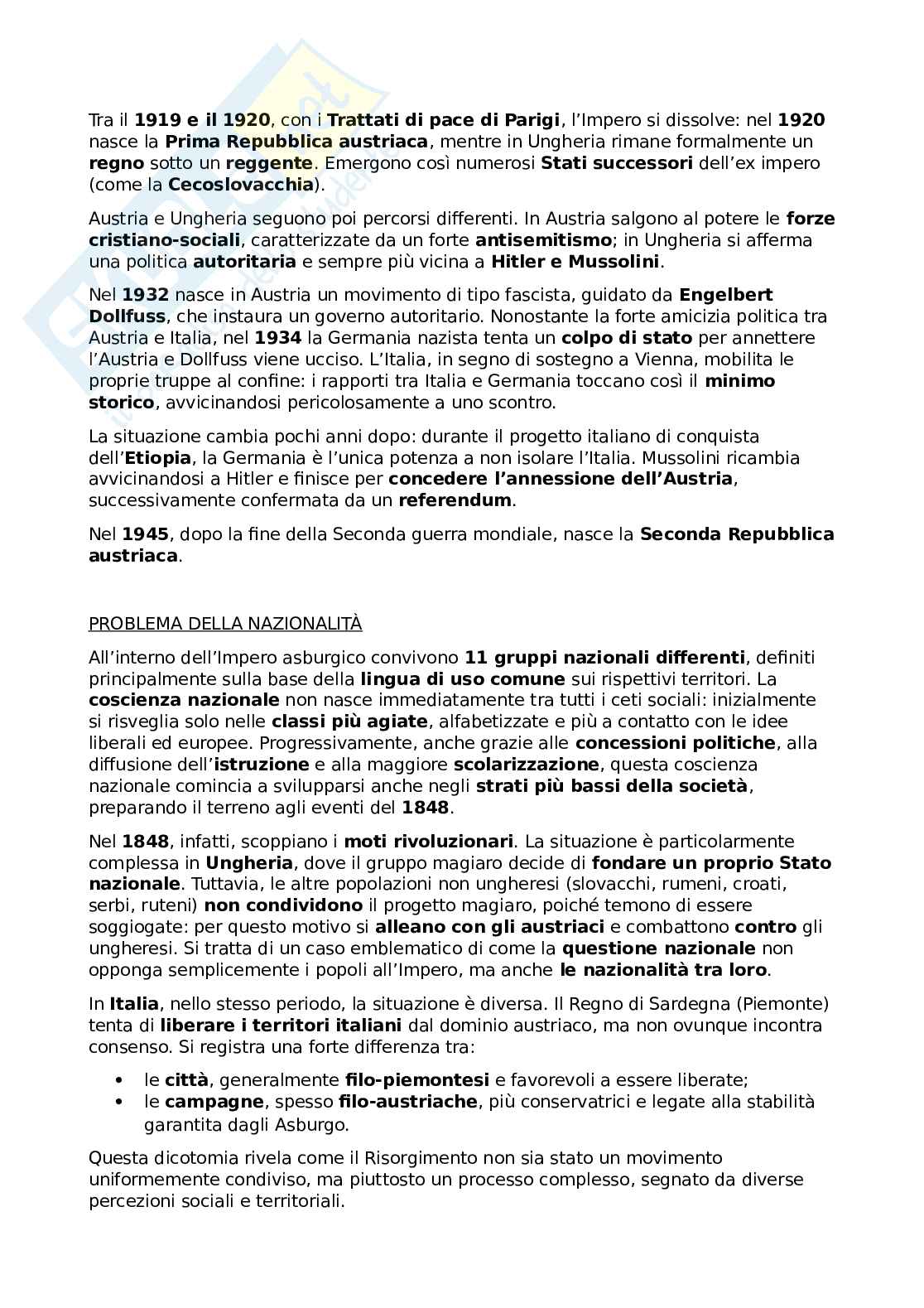 Esercitazioni Storia delle Istituzioni politiche Pag. 2