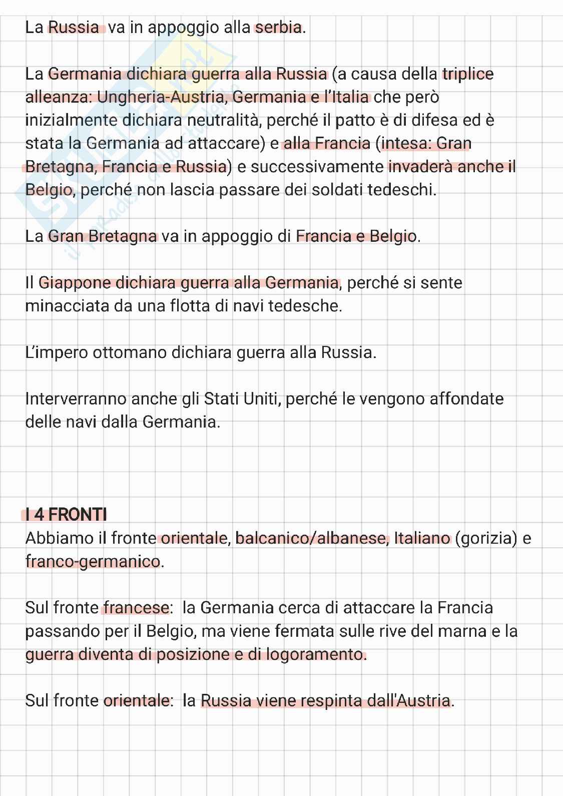 Prima guerra mondiale Pag. 2