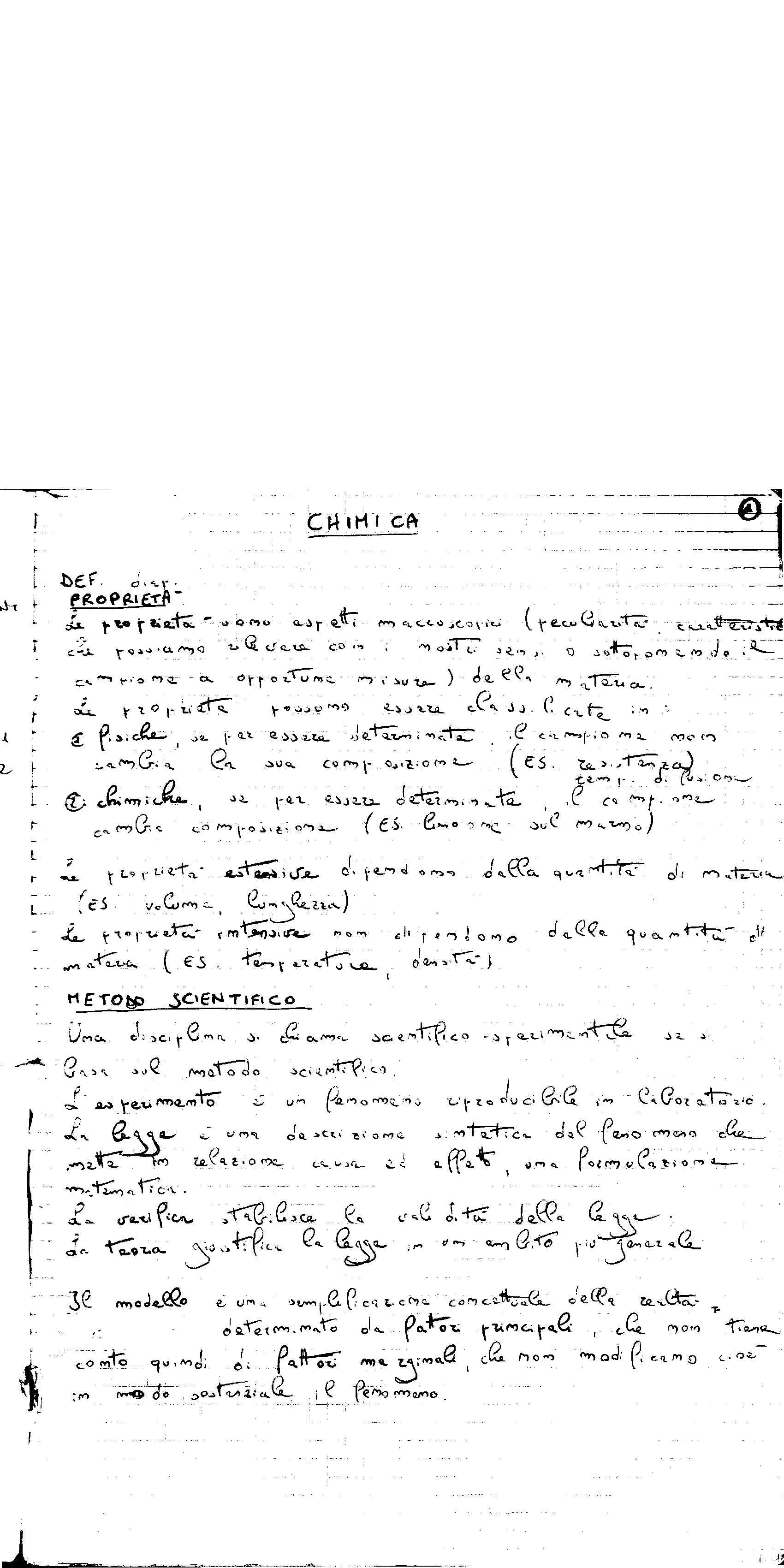 Chimica - prof. Costantini - Appunti Pag. 2