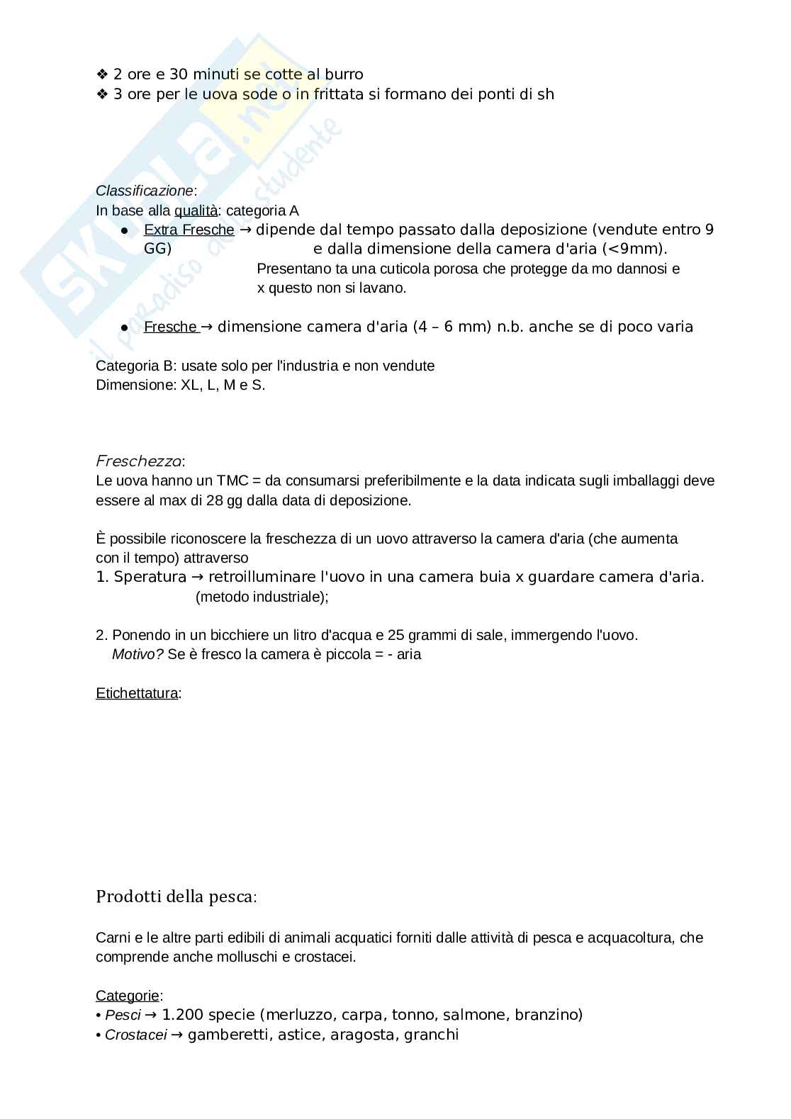 Appunti Valutazione nutrizionale degli alimenti Pag. 21