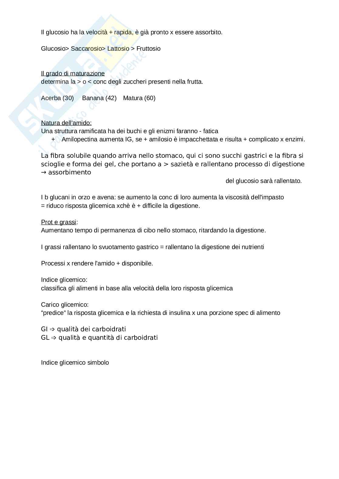 Appunti Valutazione nutrizionale degli alimenti Pag. 41