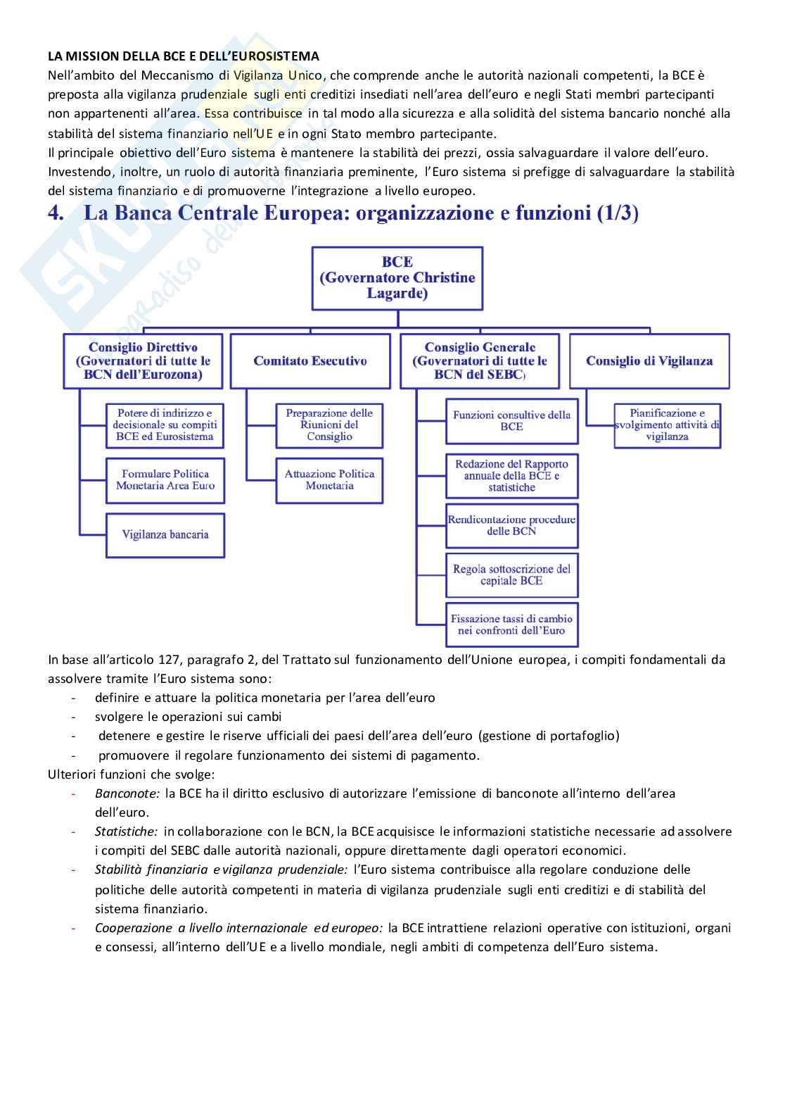 Riassunto esame Economia degli intermediari finanziari, Prof. Muré Giuseppina, libro consigliato Economia degli intermediari finanziari , Loris Nadotti, Claudio Porzio, Daniele Previatti Pag. 2