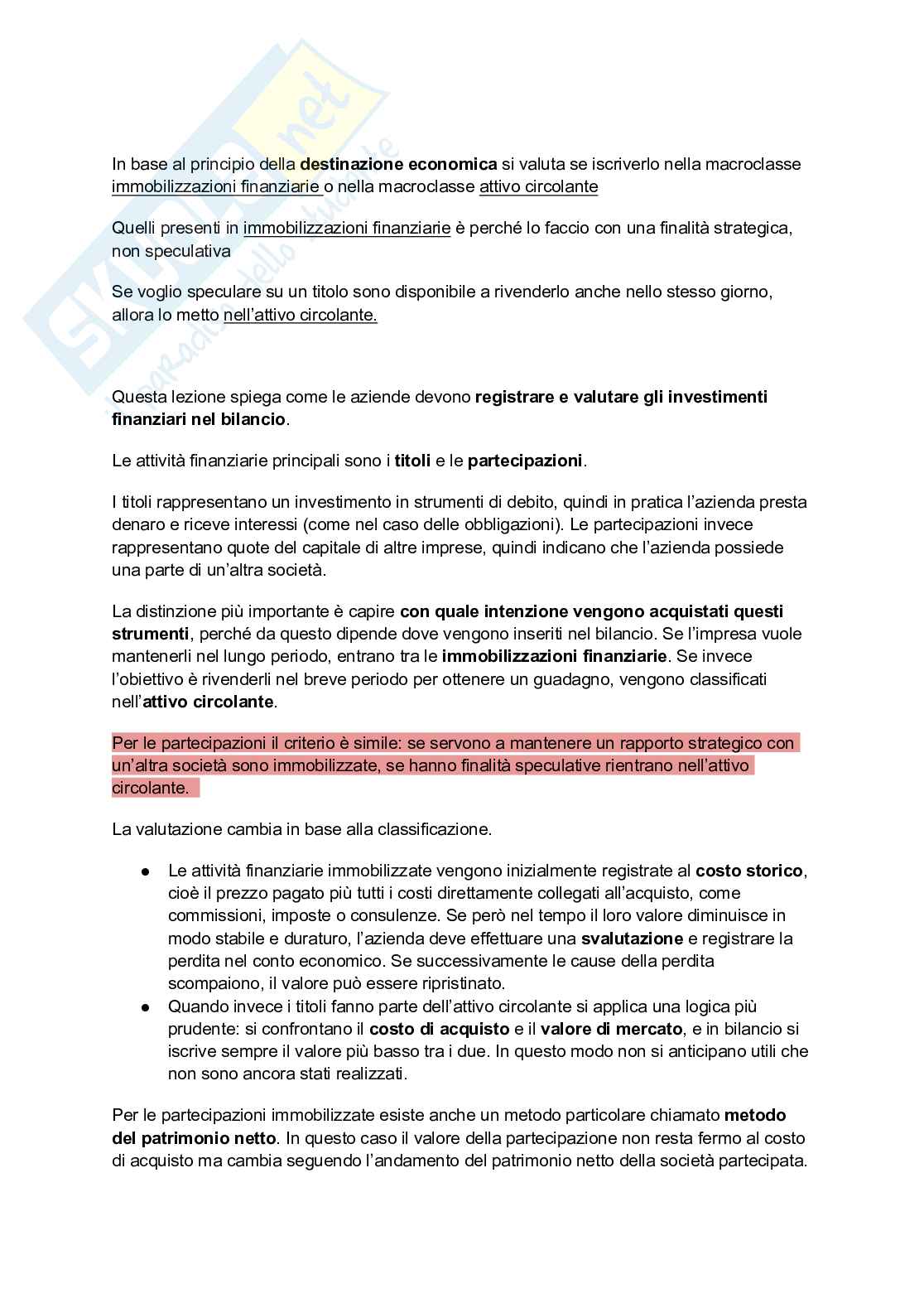 Appunti di contabilità e bilancio  Pag. 11