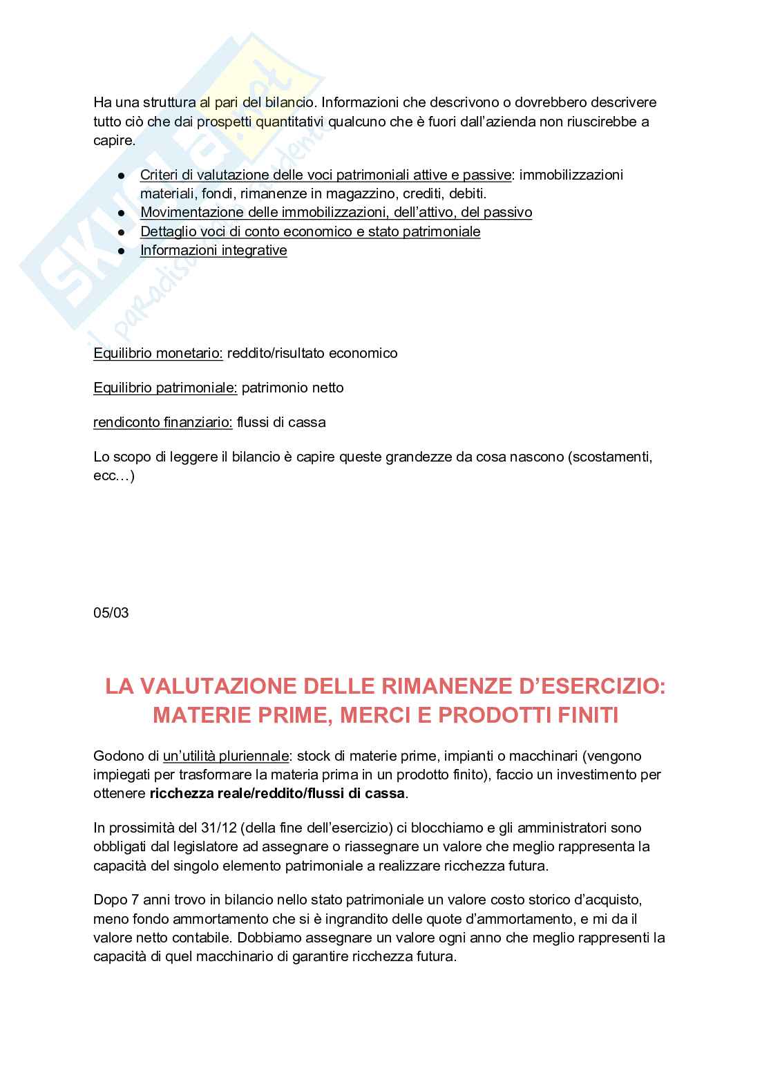 Appunti di contabilità e bilancio  Pag. 6
