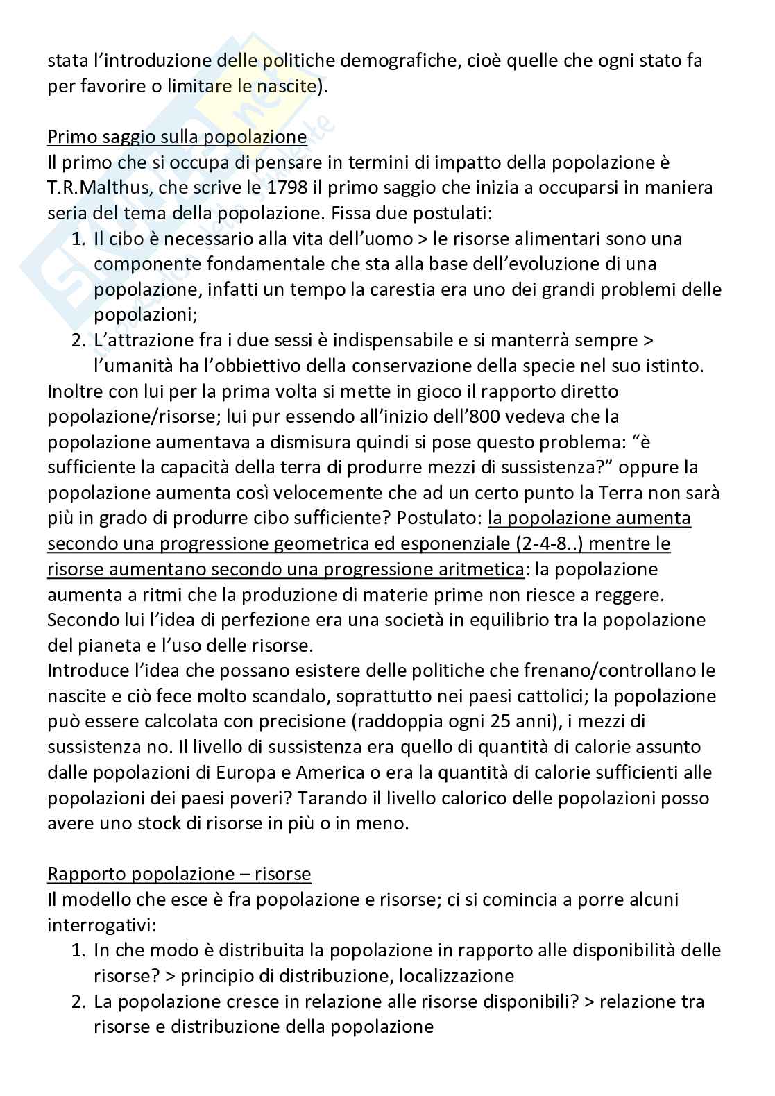 Geografia umana - appunti Pag. 16