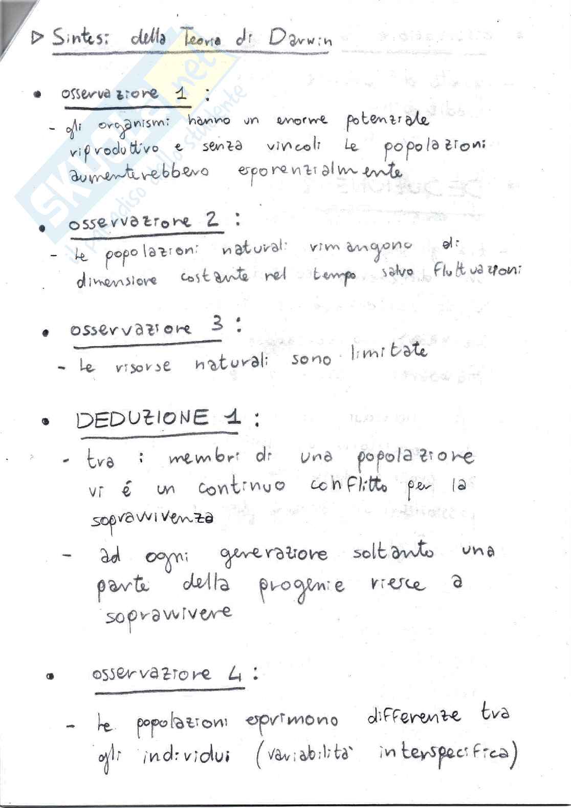 Zoologia generale 7 - Introduzione all'evoluzione Pag. 11