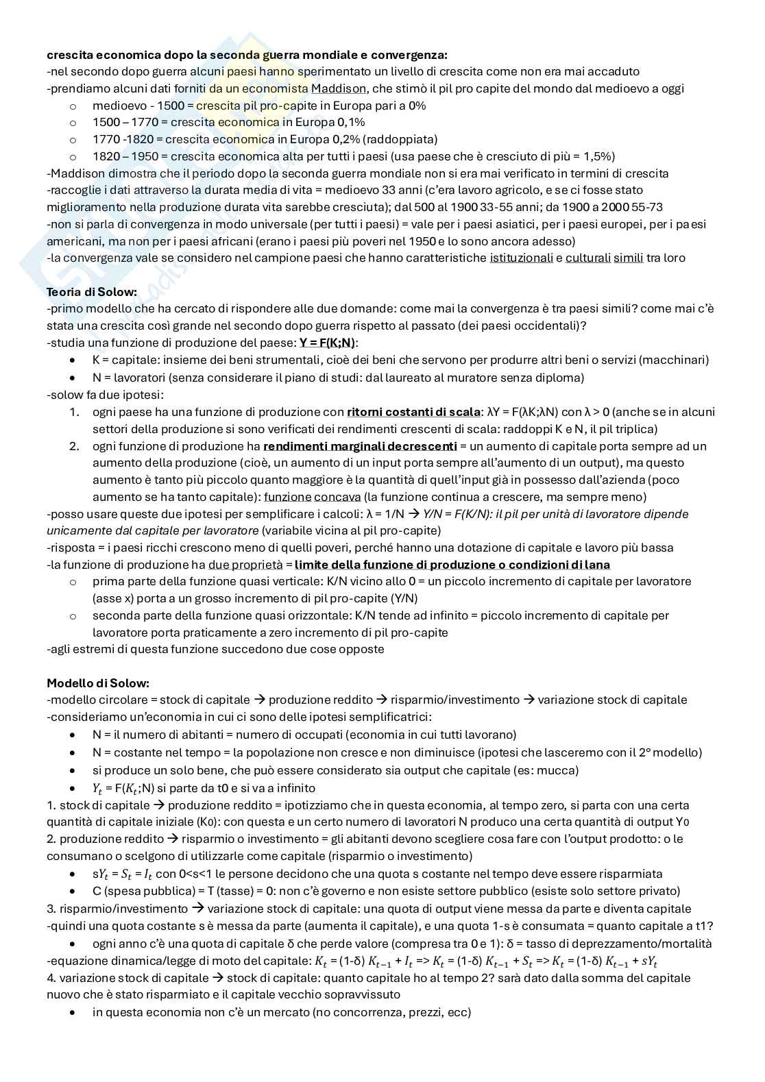 Politica economica e finanziaria Pag. 2