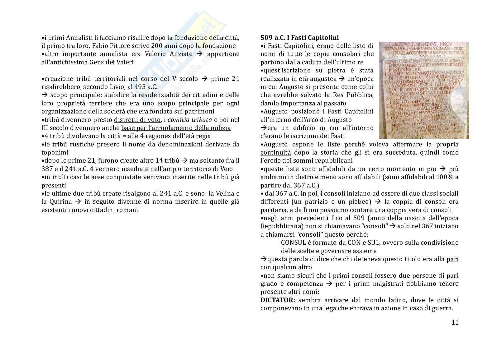 Appunti Storia romana: età repubblicana  Pag. 11