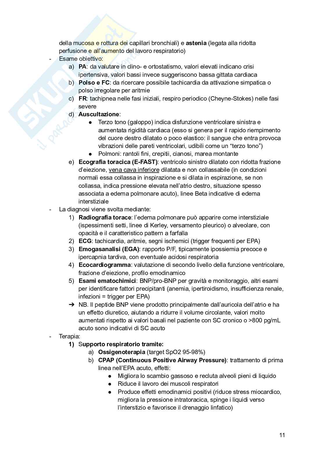 Medicina d'urgenza  Pag. 11