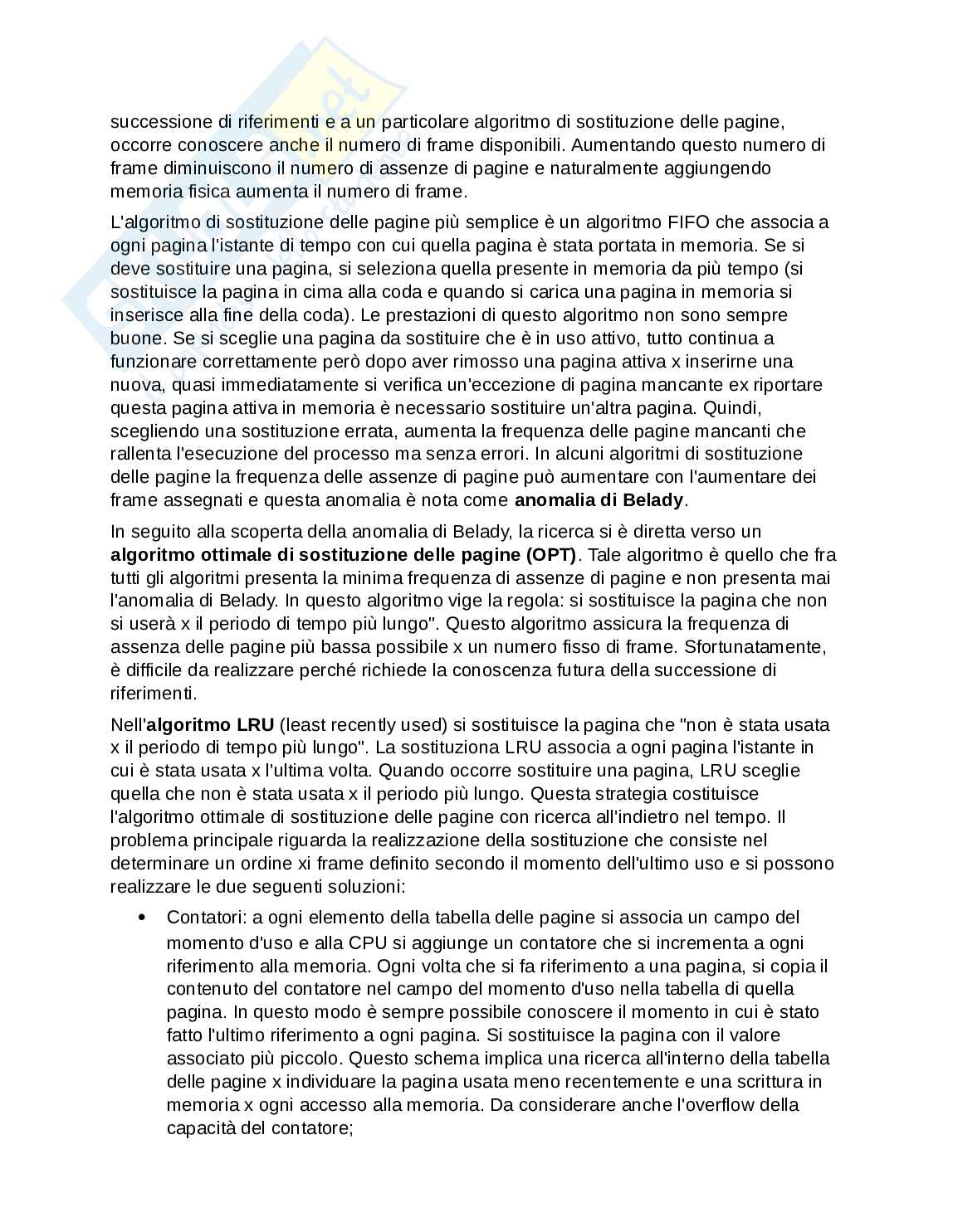 Riassunto Sistemi operativi Pag. 51