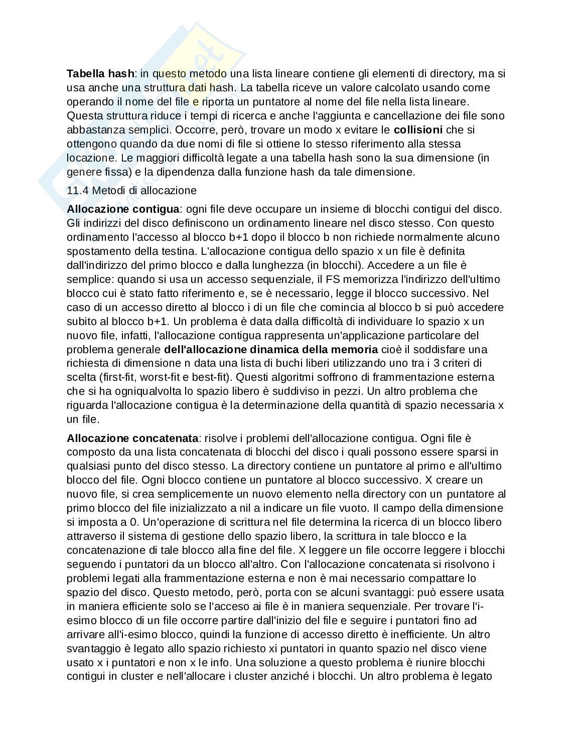 Riassunto Sistemi operativi Pag. 66