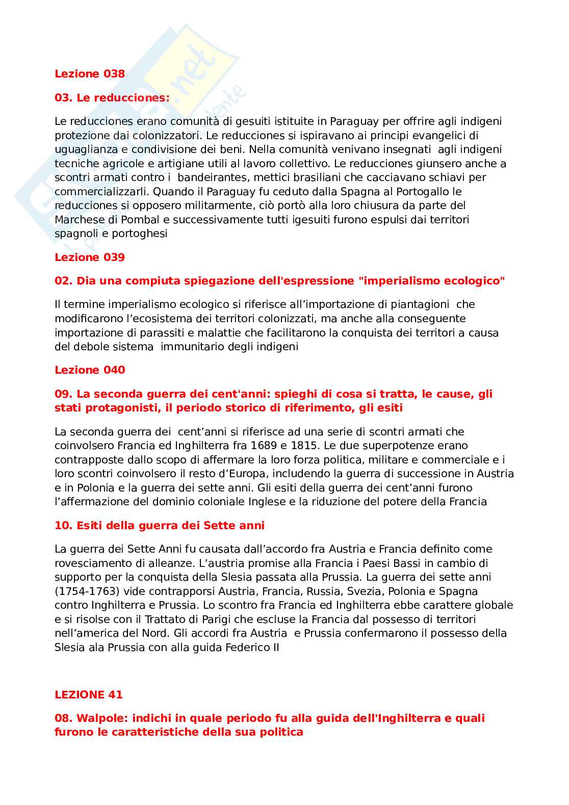 Domande aperte storia moderna Pag. 16
