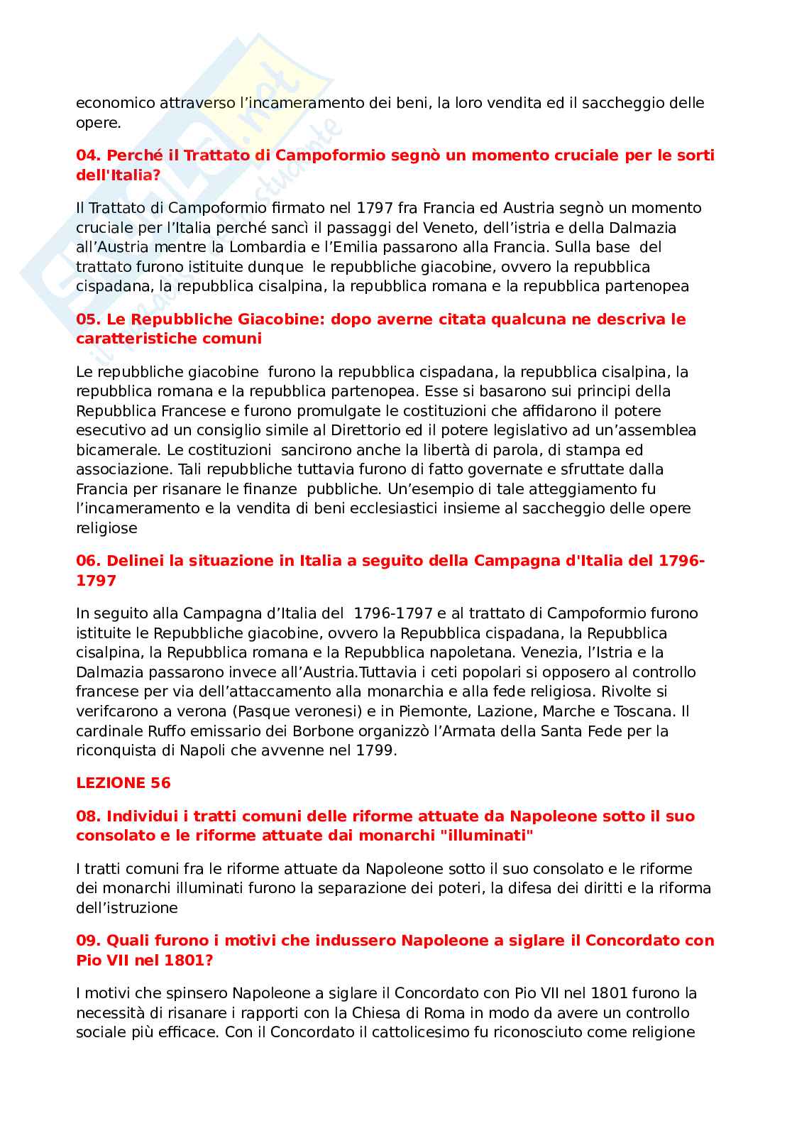 Domande aperte storia moderna Pag. 26