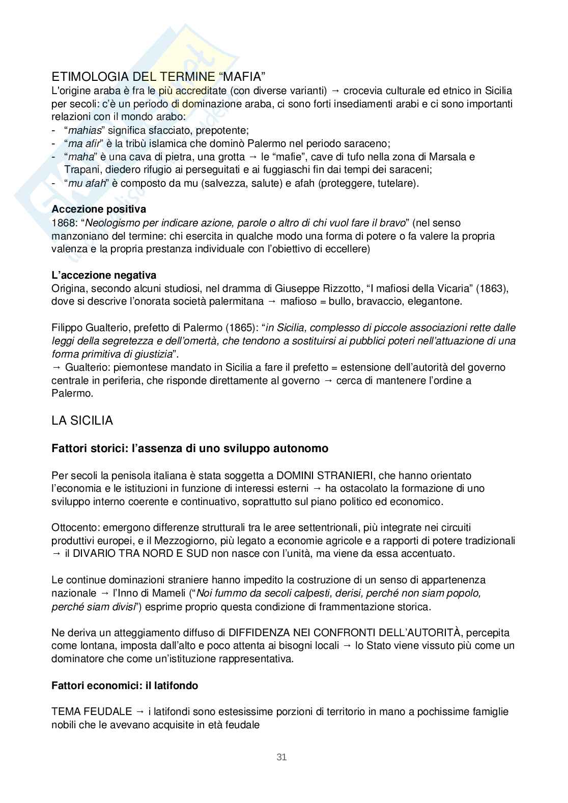 Appunti Storia contemporanea, primo semestre Pag. 31