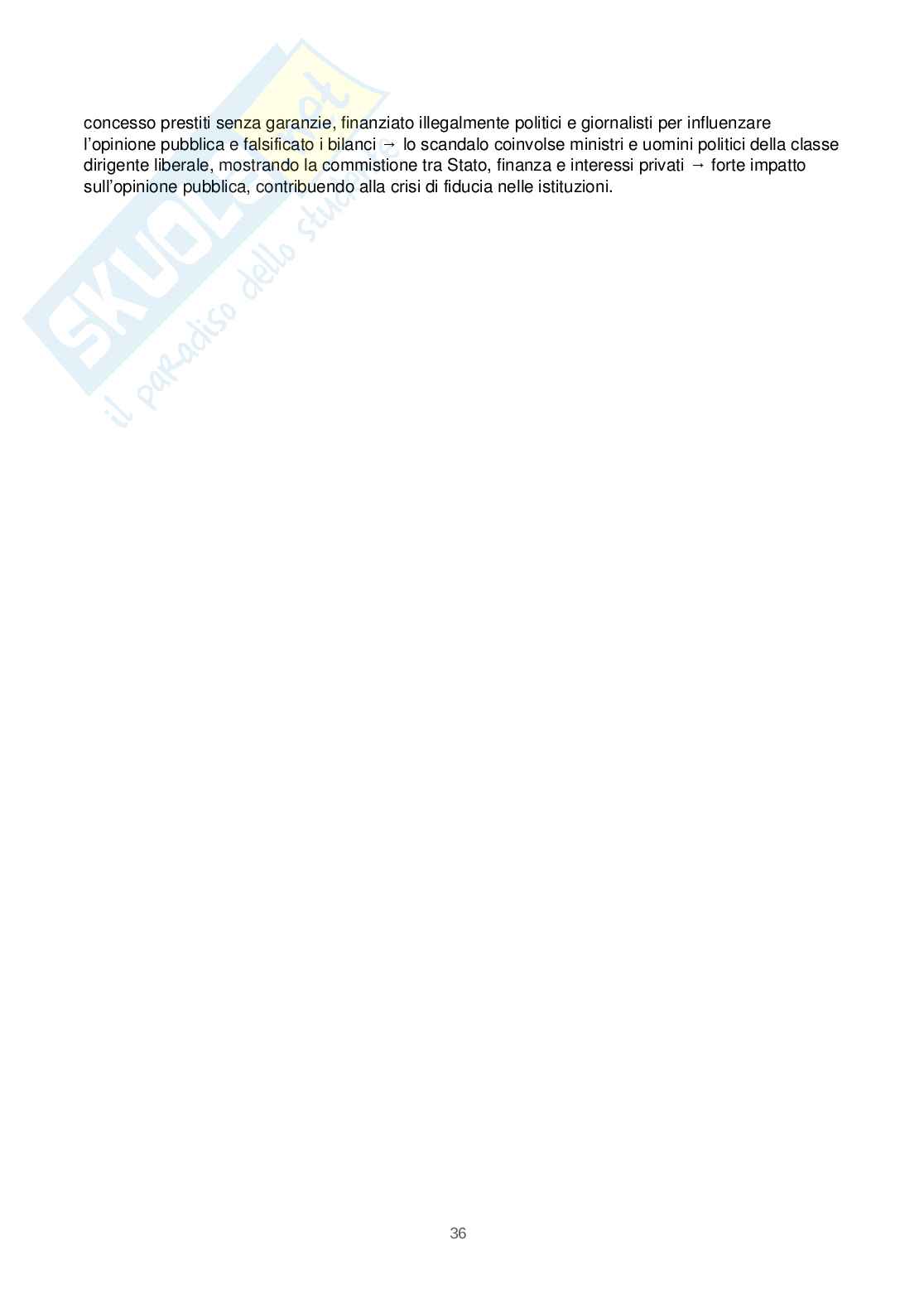 Appunti Storia contemporanea, primo semestre Pag. 36