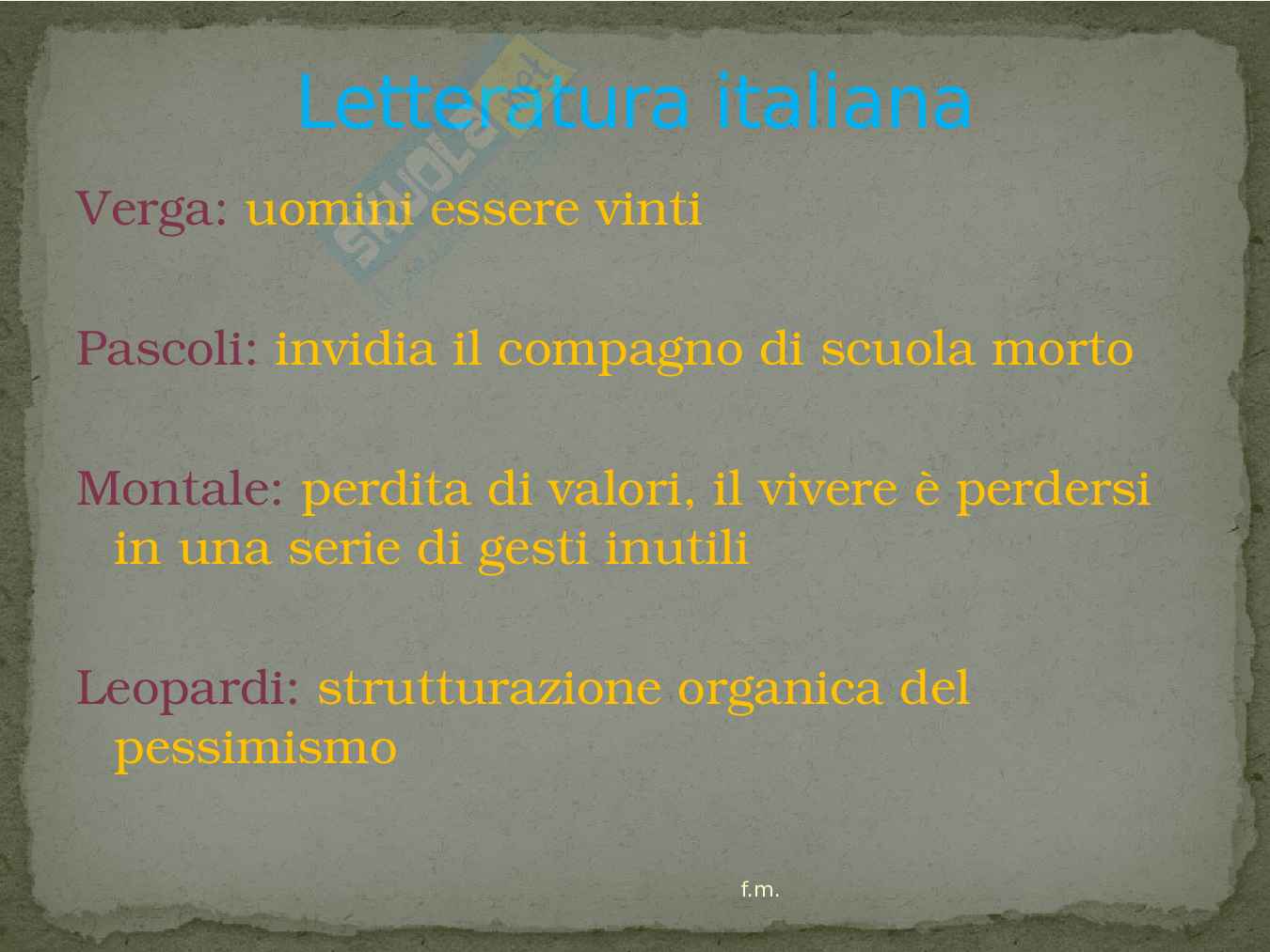 Pessimismo, condizione umana o segno dei tempi tesina Pag. 6