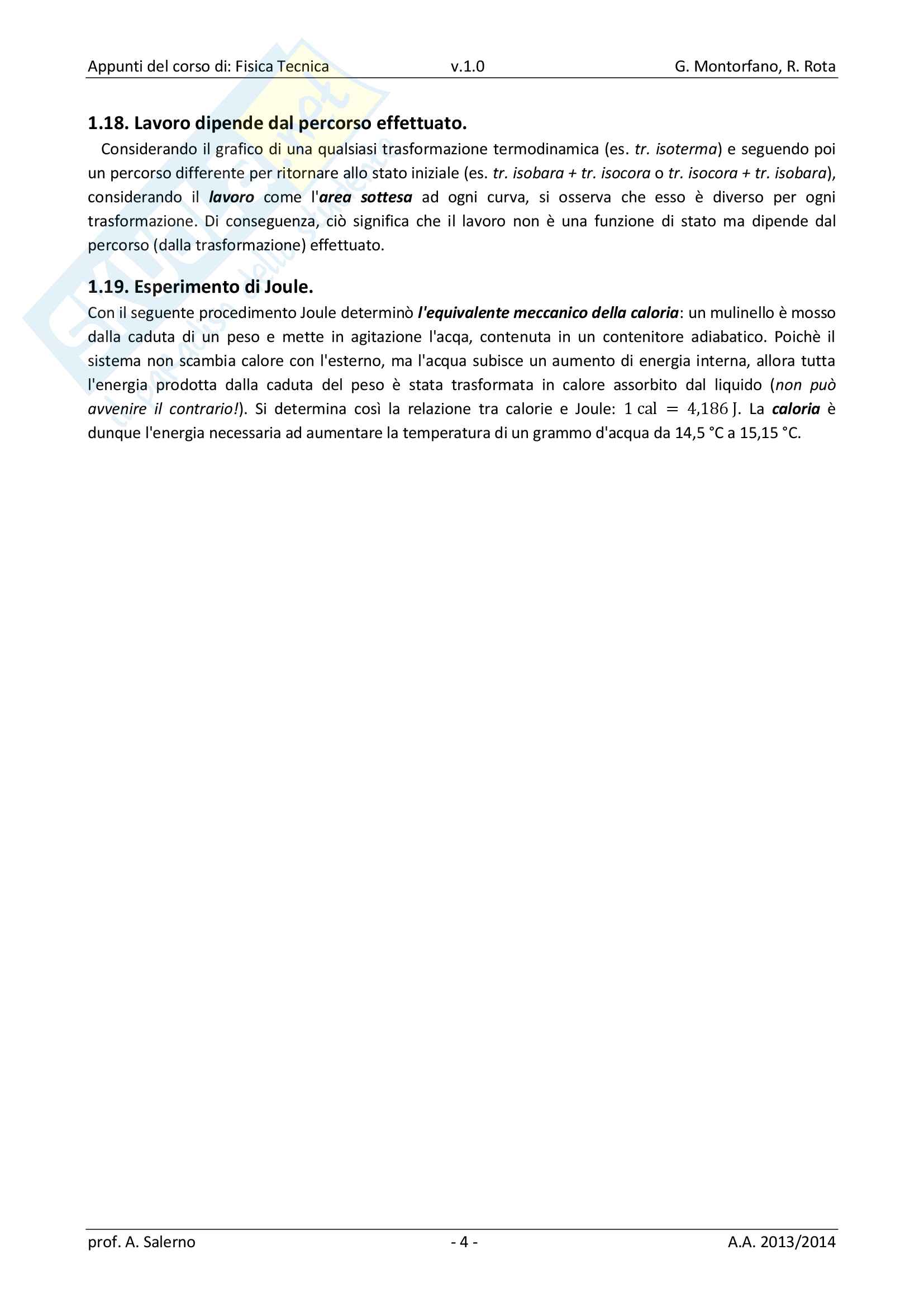 Appunti di Fisica Tecnica (Sistemi Chiusi) Pag. 11