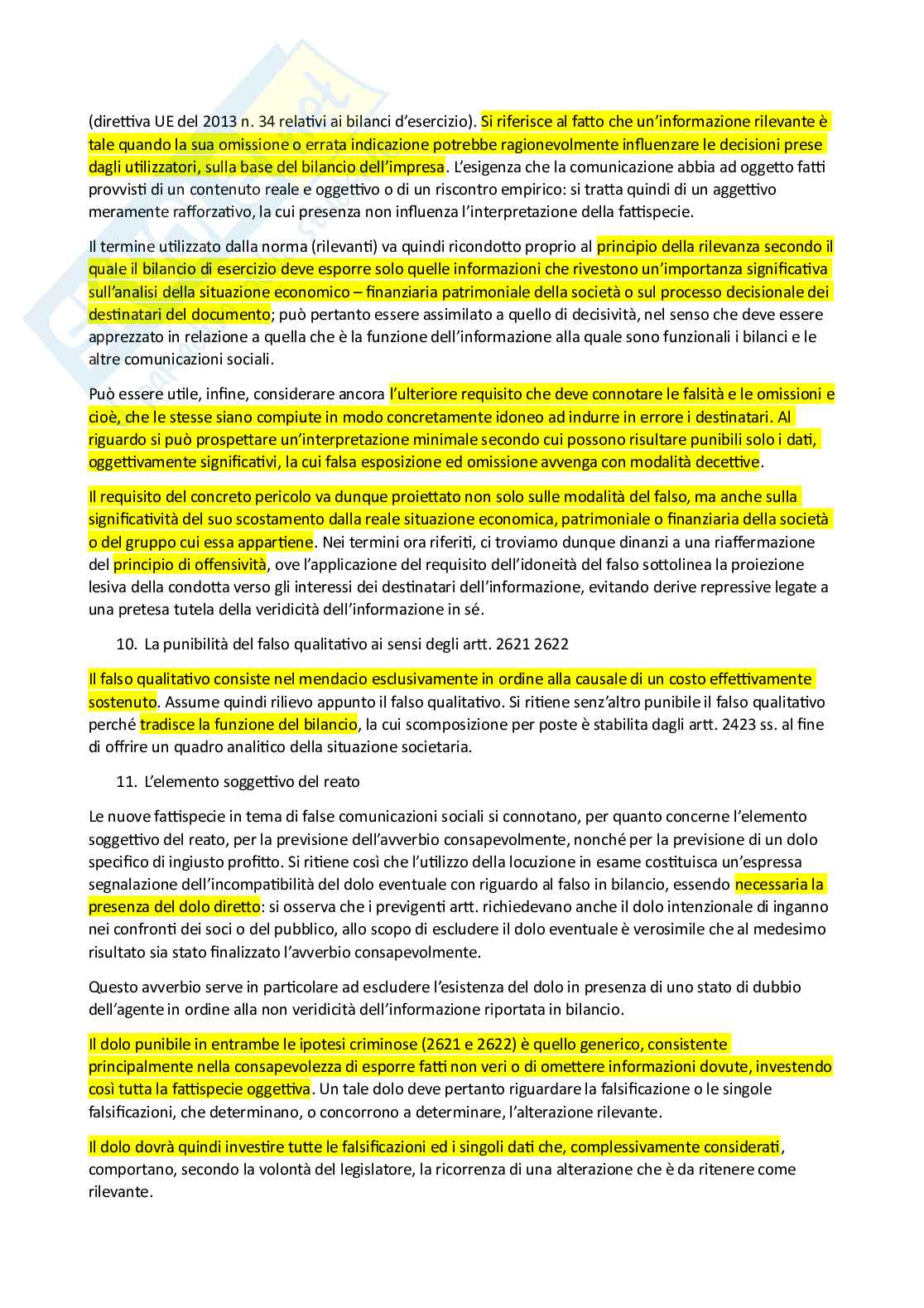 Riassunto esame Diritto penale commerciale, Prof. Monaco Lucio, libro consigliato Diritto penale dell'economia, Mazzacuva, Amati Pag. 26