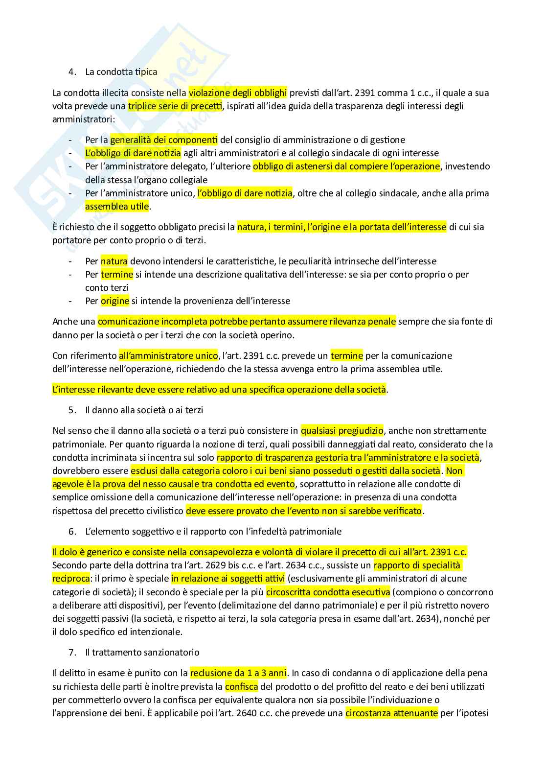 Riassunto esame Diritto penale commerciale, Prof. Monaco Lucio, libro consigliato Diritto penale dell'economia, Mazzacuva, Amati Pag. 41