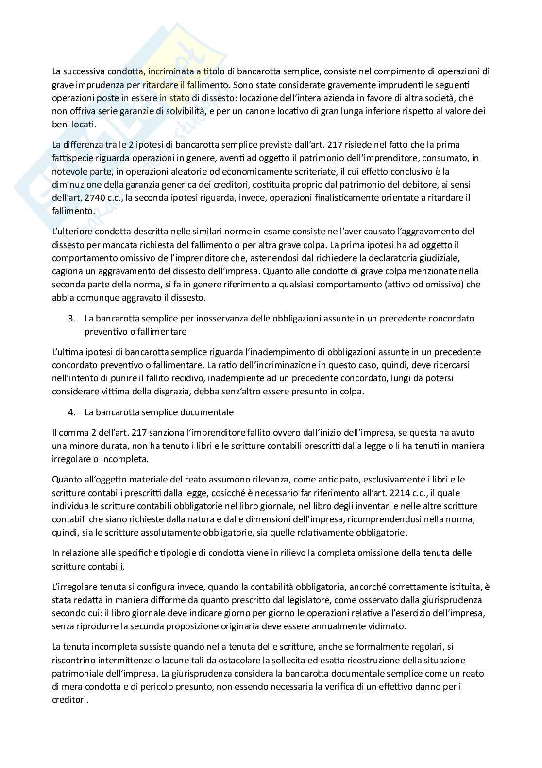 Riassunto esame Diritto penale commerciale, Prof. Monaco Lucio, libro consigliato Diritto penale dell'economia, Mazzacuva, Amati Pag. 56