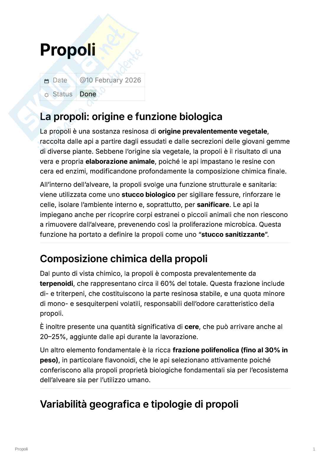 Fitoterapia propoli Pag. 1