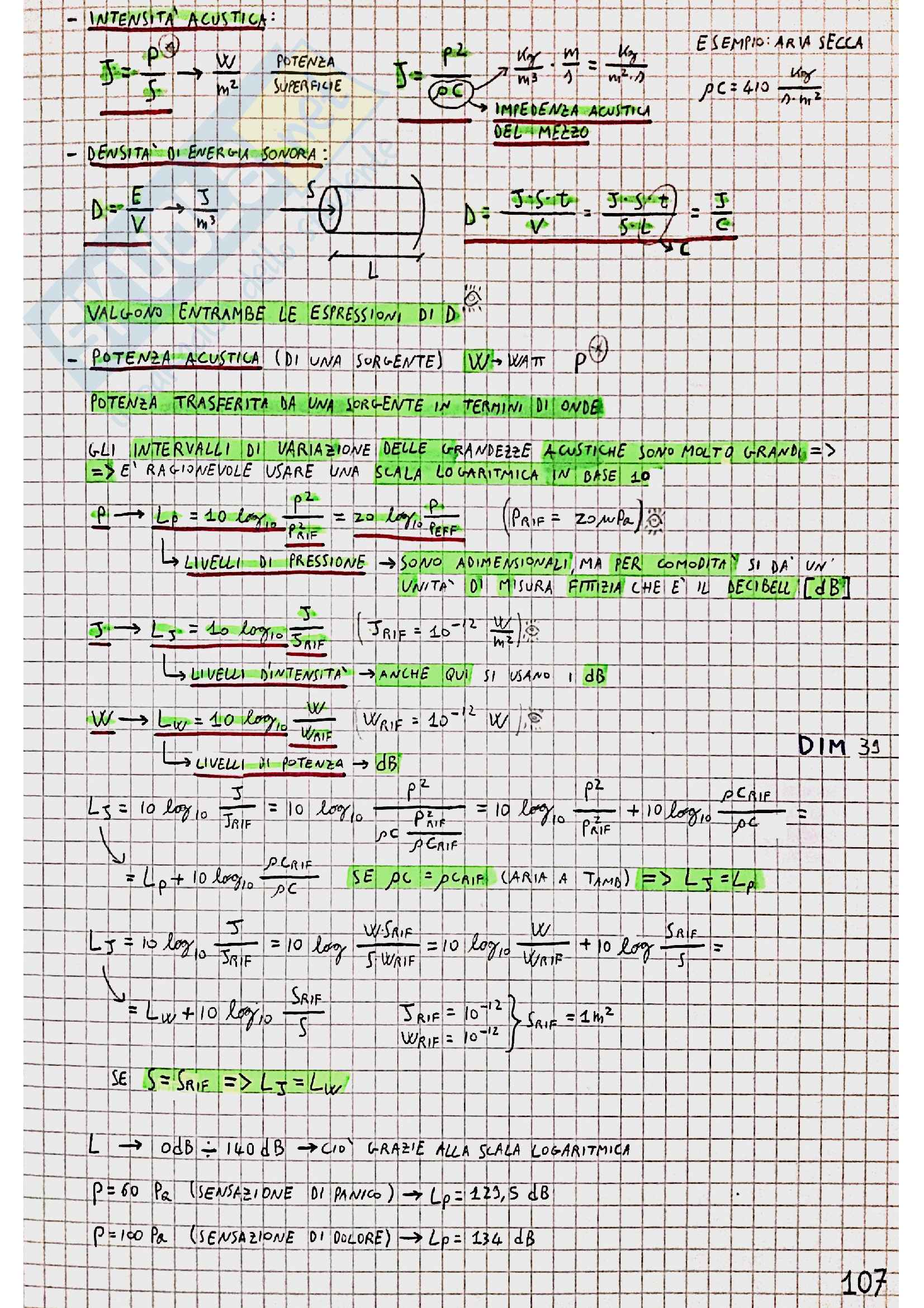 Fisica tecnica - Illuminotecnica e Acustica - 17 pagg. Pag. 11
