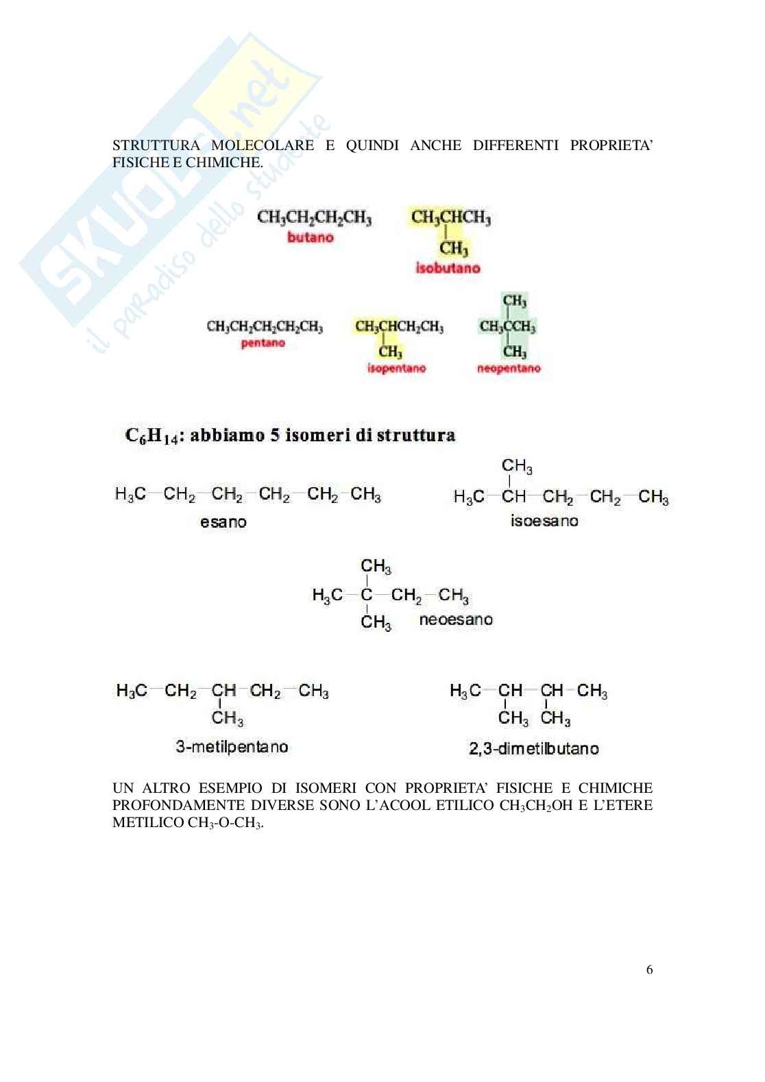 Chimica organica Pag. 6