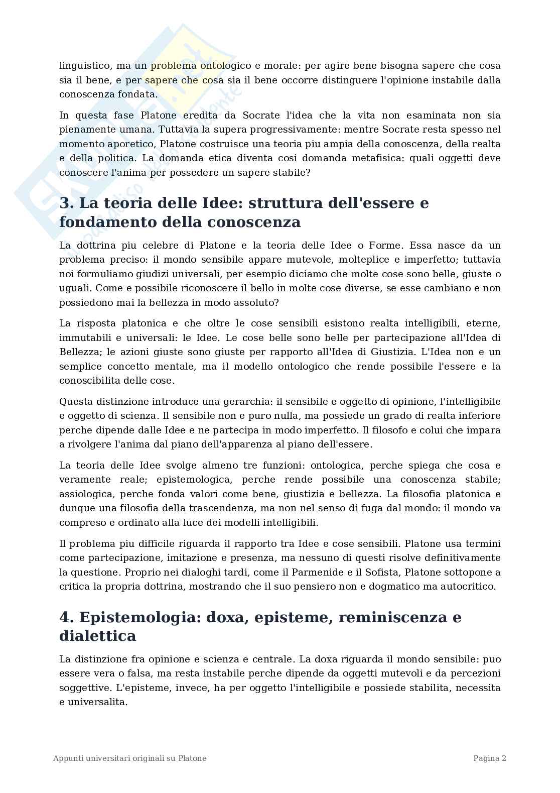 Esame magistrale su Platone Pag. 2