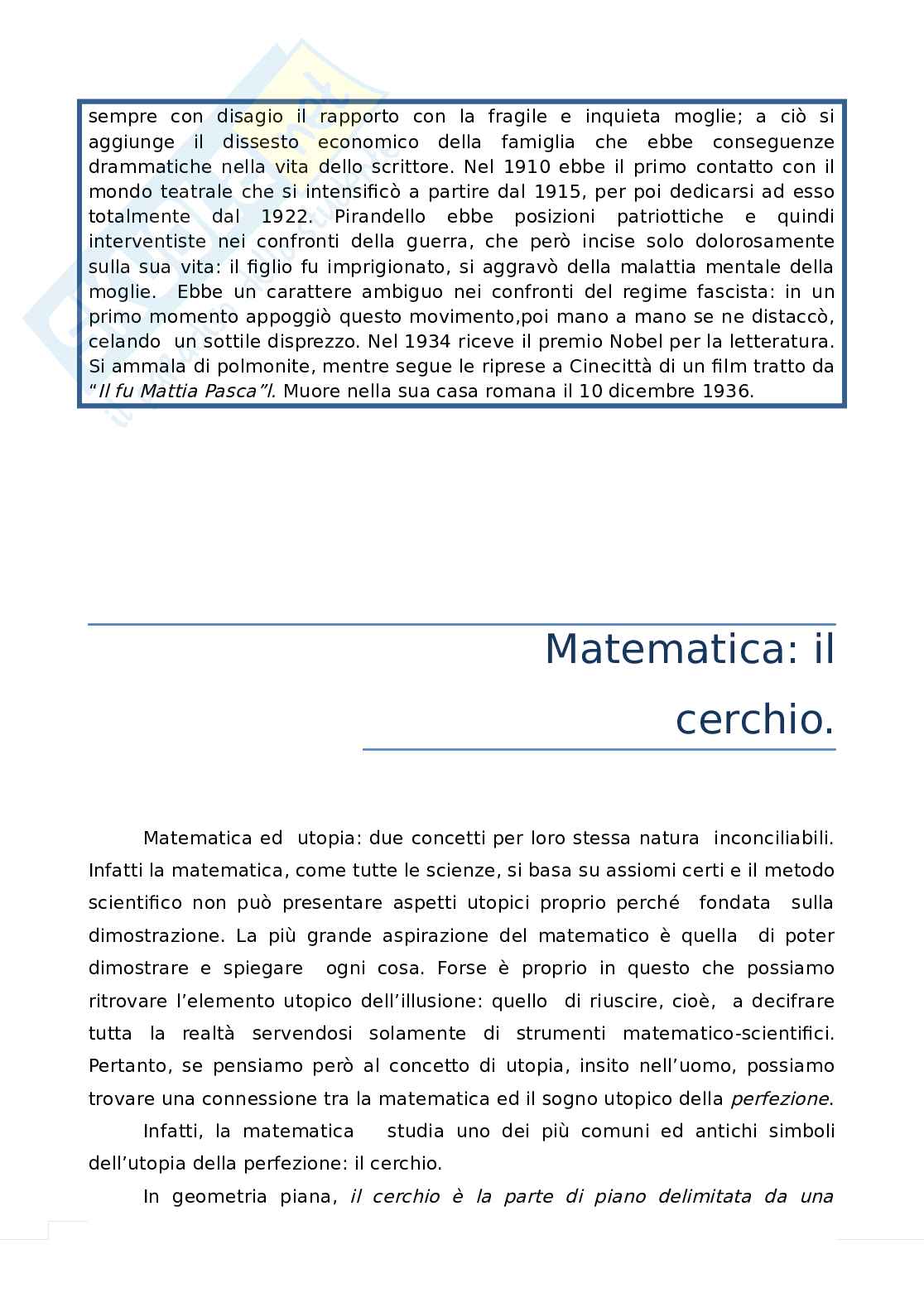 Utopie della perfezione, tesina Pag. 21