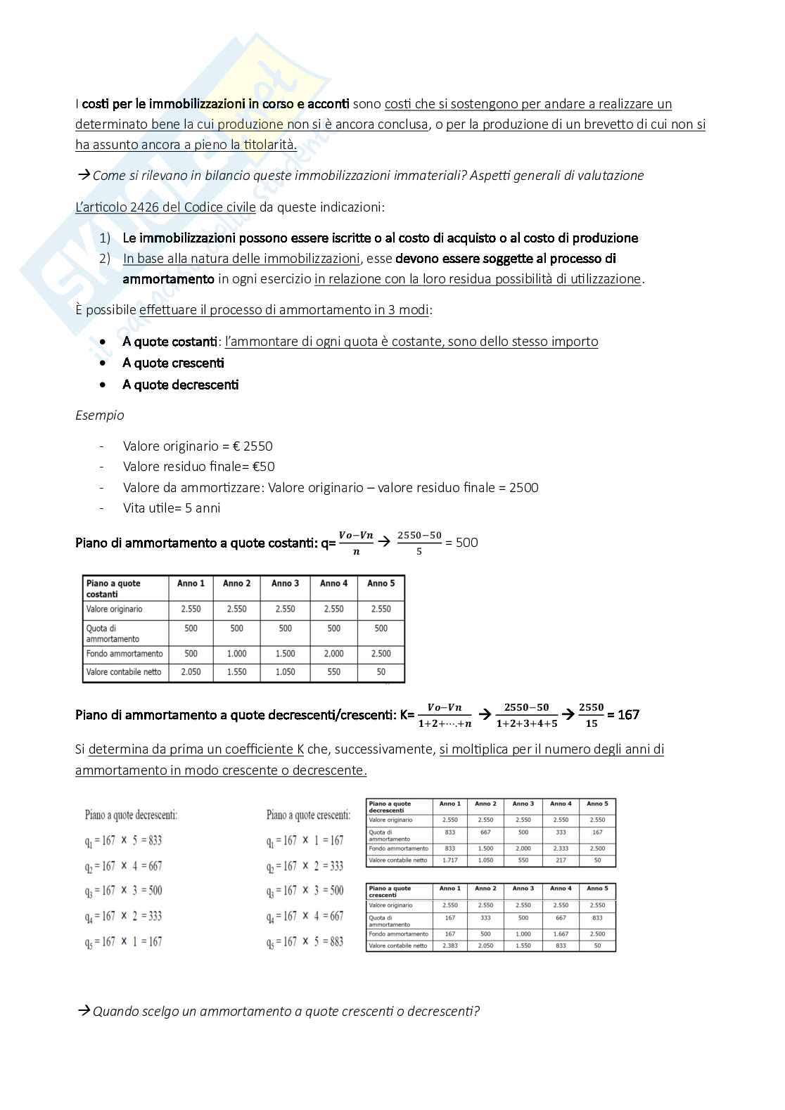 Appunti di Bilancio d'impresa Pag. 11