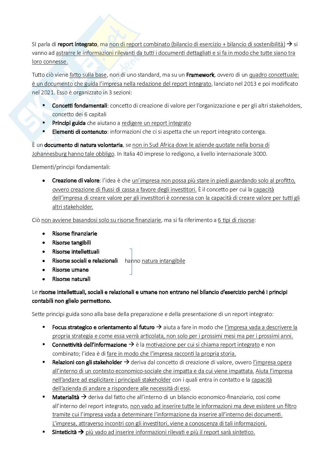 Appunti di Bilancio d'impresa Pag. 26