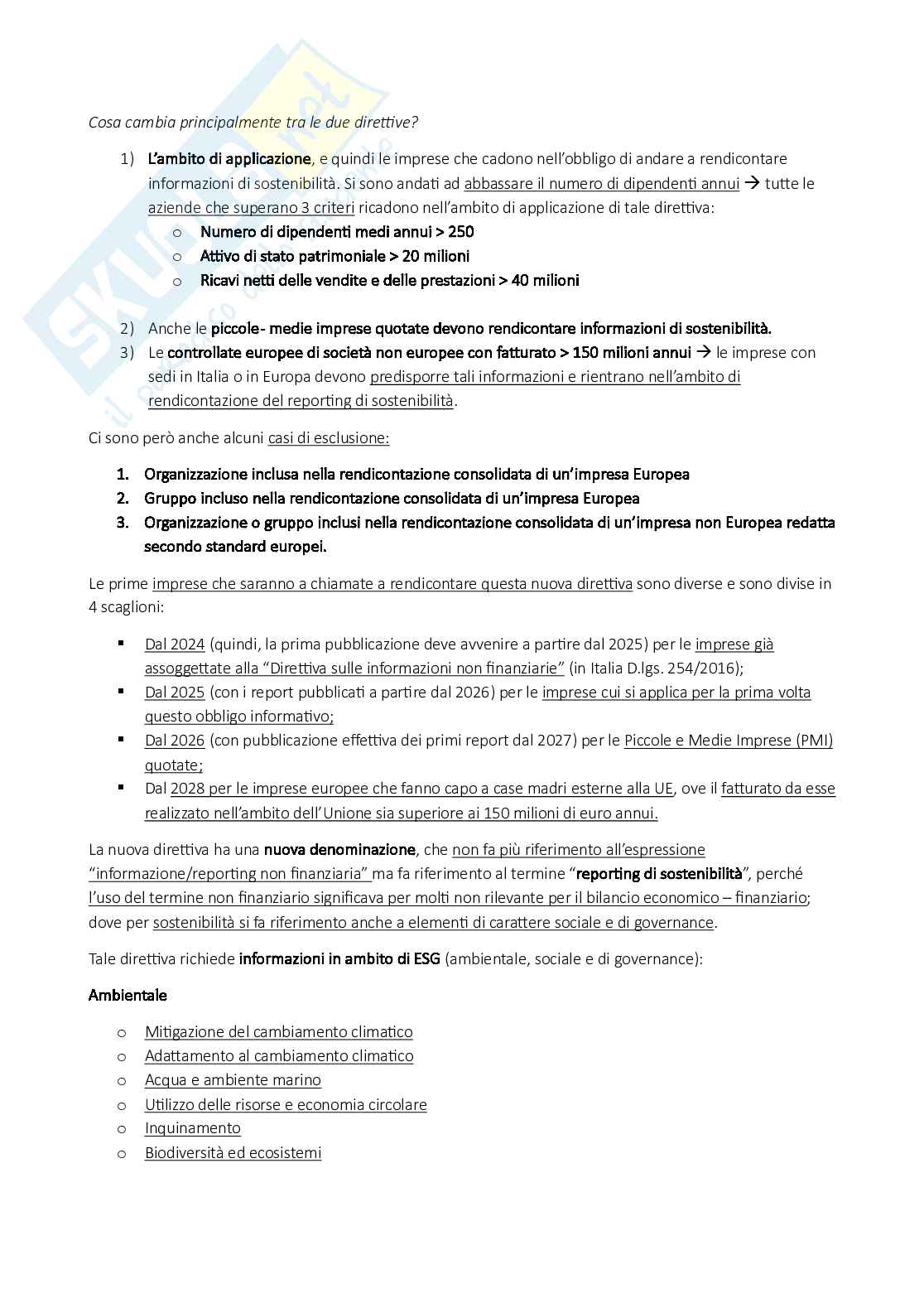 Appunti di Bilancio d'impresa Pag. 36