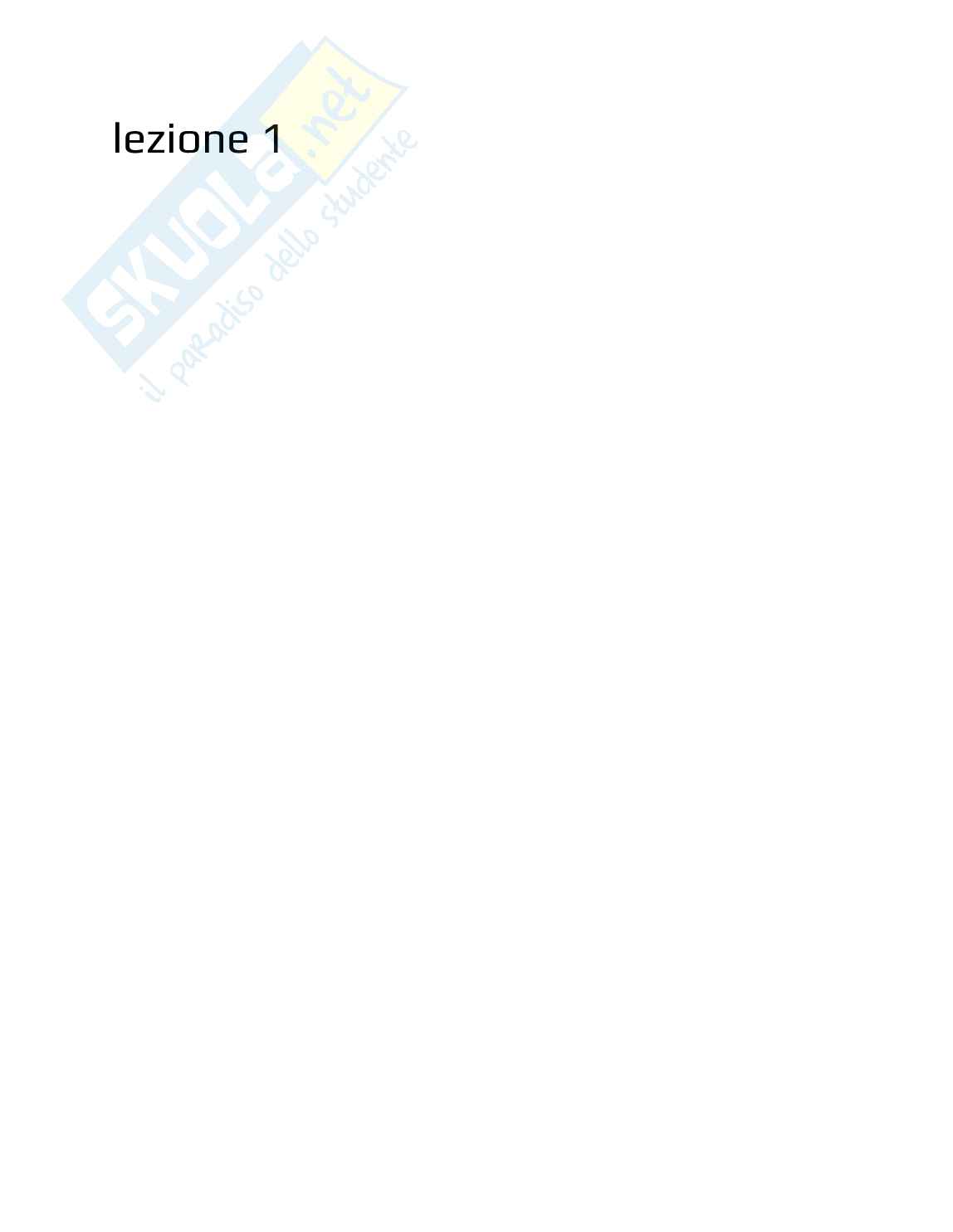 Appunti lezioni 1-2-3 Marketing Pag. 1