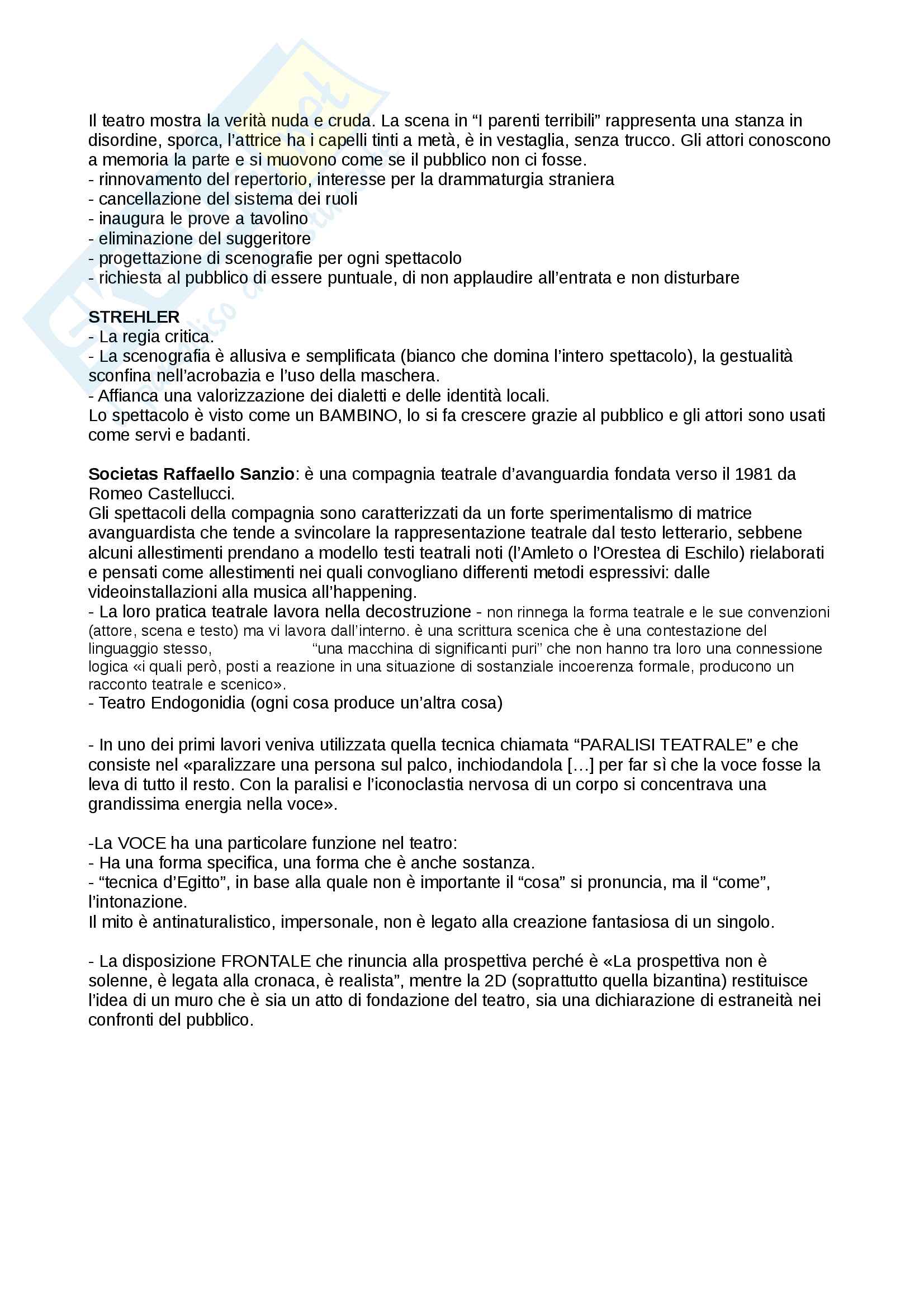Riassunto esame Storia della Regia Pag. 11