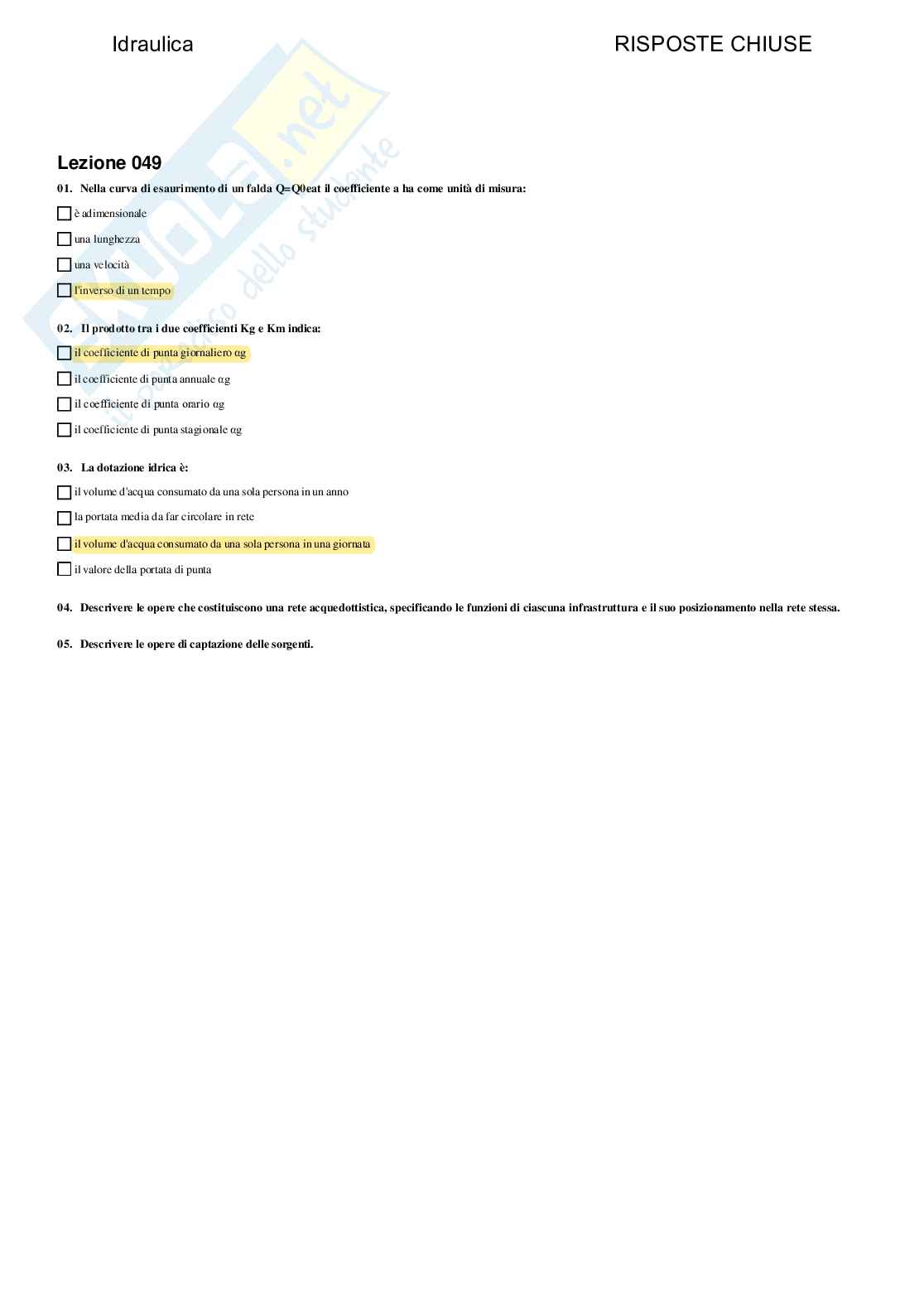 Idraulica - Paniere compilato Pag. 46