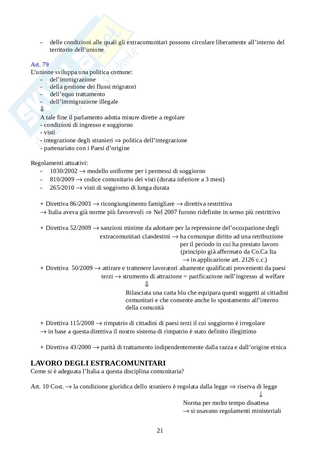 Diritto processuale del lavoro Pag. 21