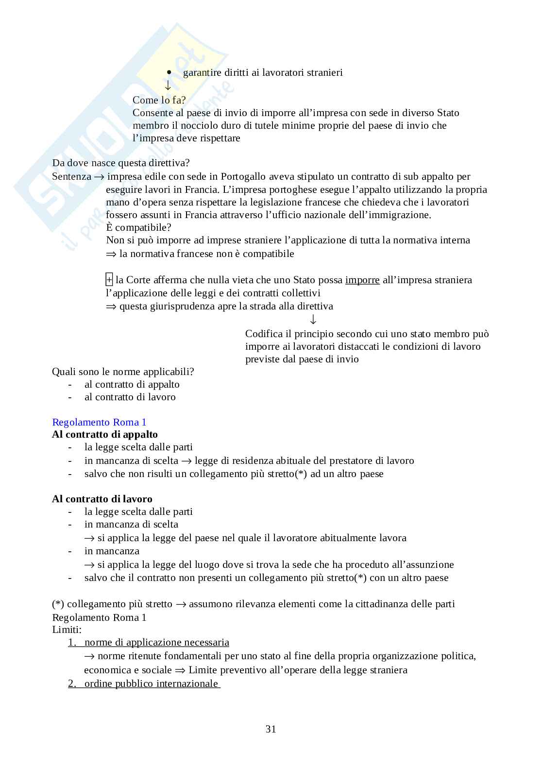 Diritto processuale del lavoro Pag. 31