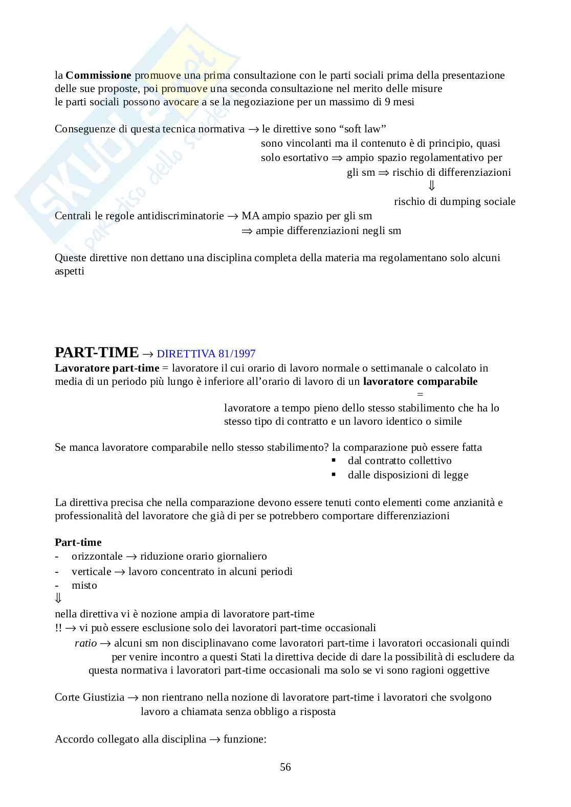 Diritto processuale del lavoro Pag. 56