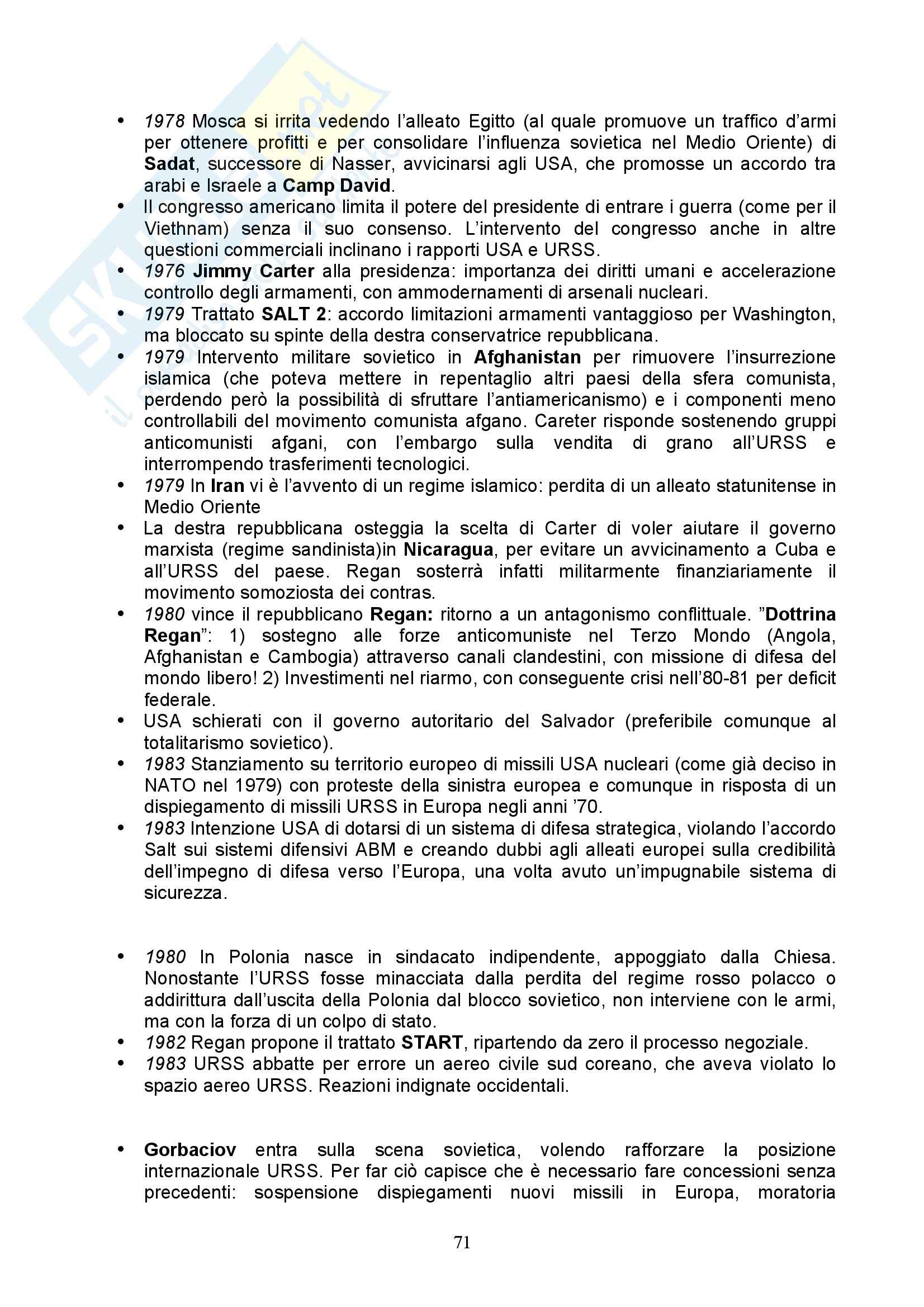 Storia Contemporanea - Italia nell'800 e 900 Pag. 71
