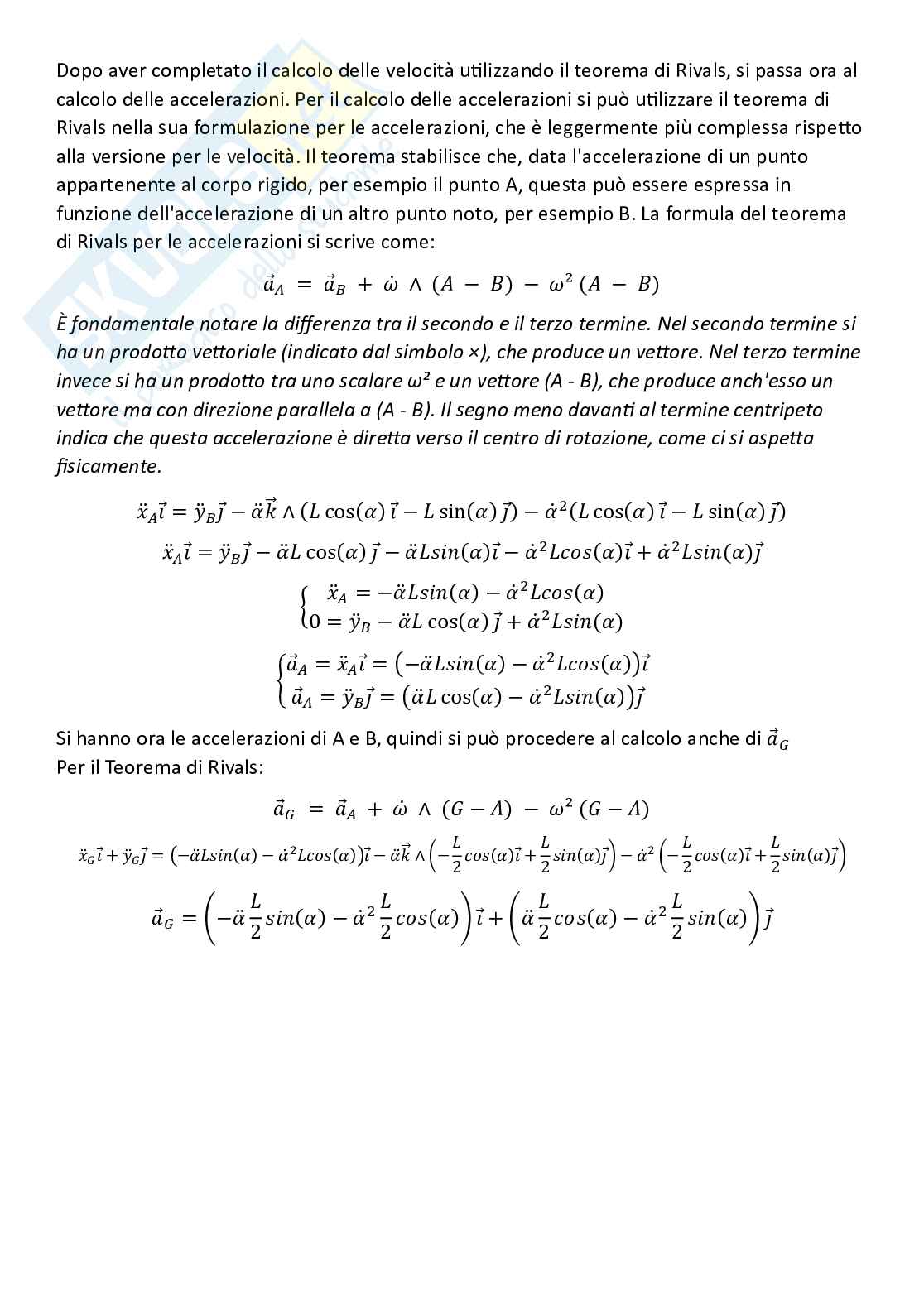 Fondamenti di meccanica teorica ed applicata - esercitazioni Pag. 11