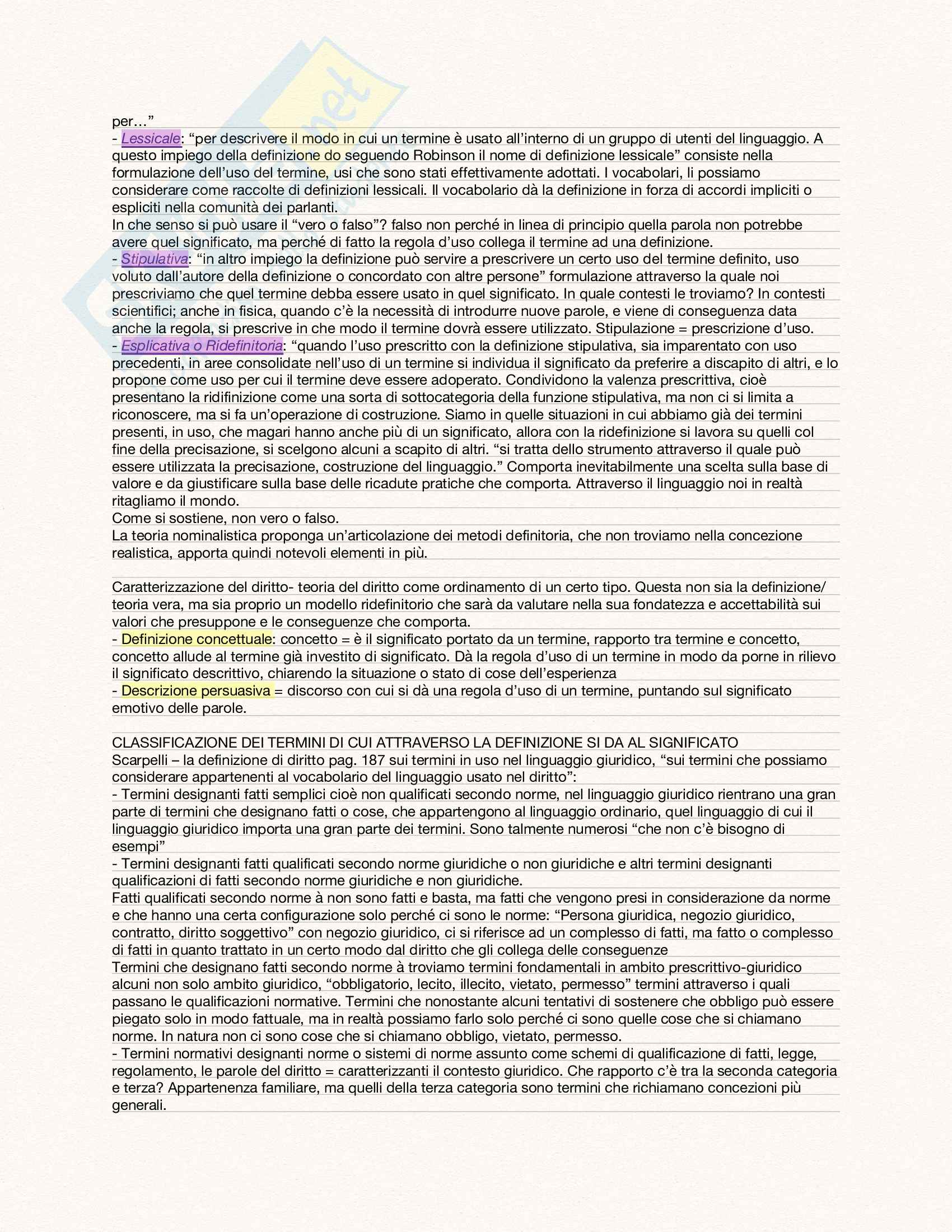 Filosofia del diritto, prof. Borsellino Pag. 11