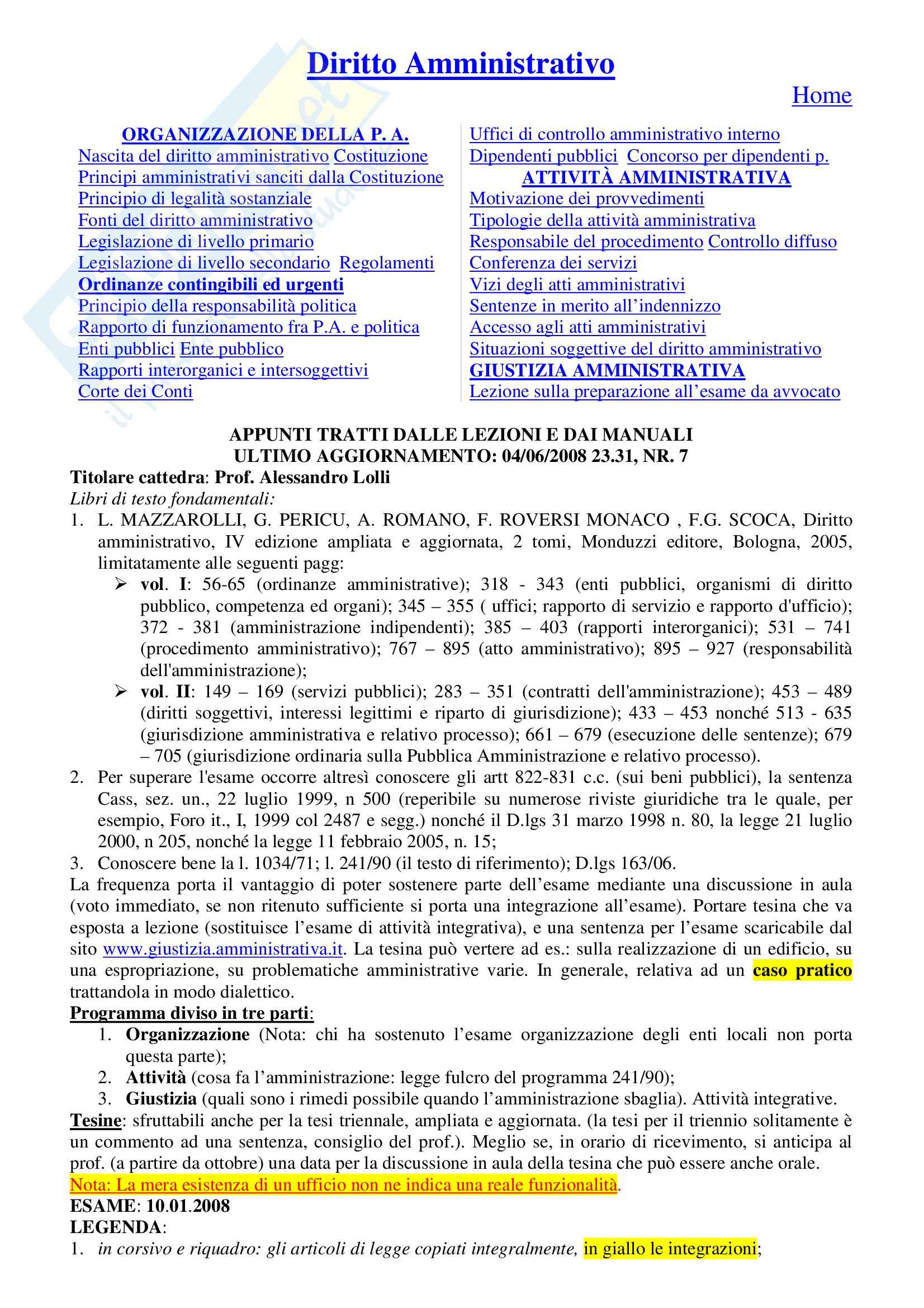 Nozioni Di Diritto Amministrativo Riassunto Pdf